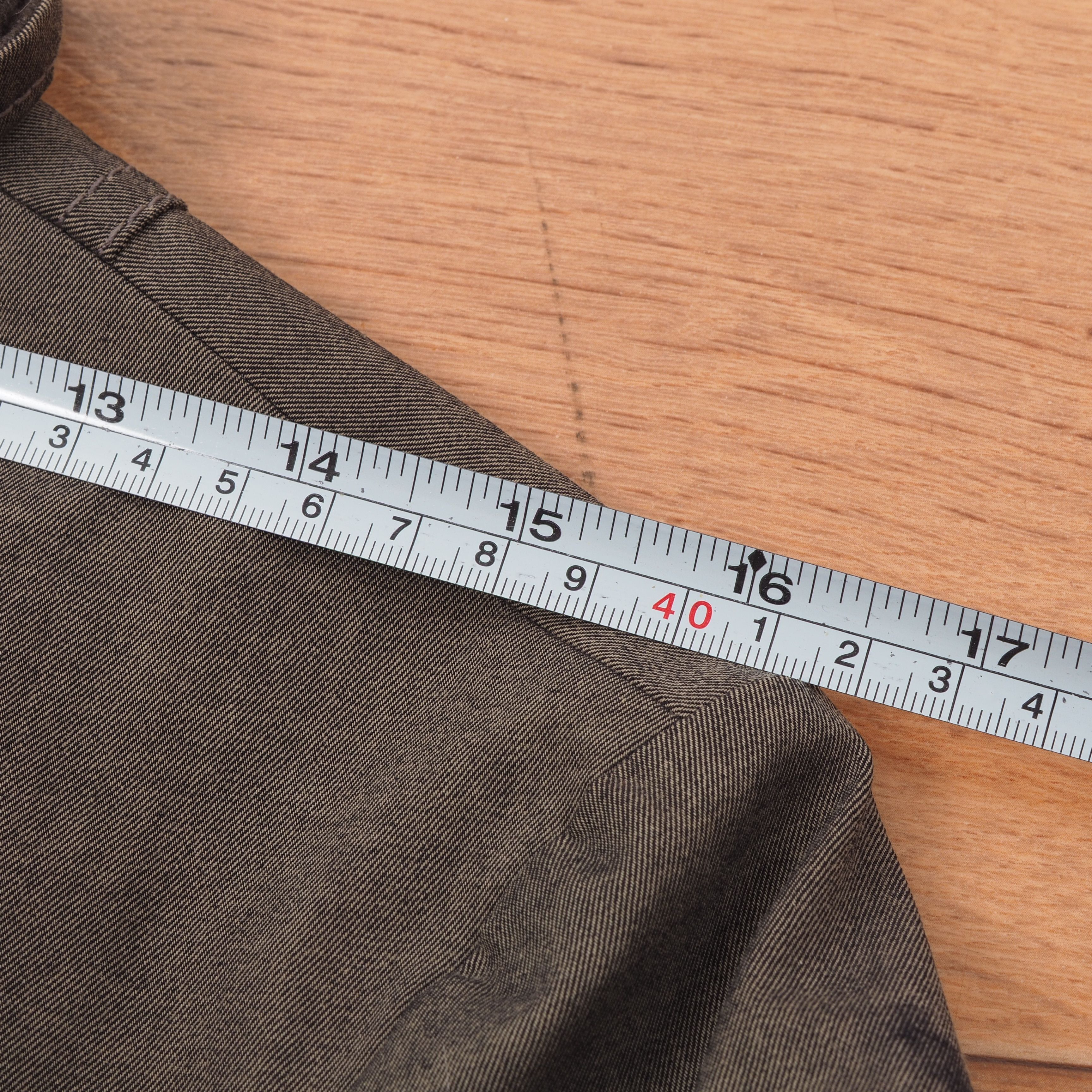 Annette Gortz Annette Gortz Dark Beige Cotton Zip Buttons Jacket Size M / US 6-8 / IT 42-44 - 11 Thumbnail