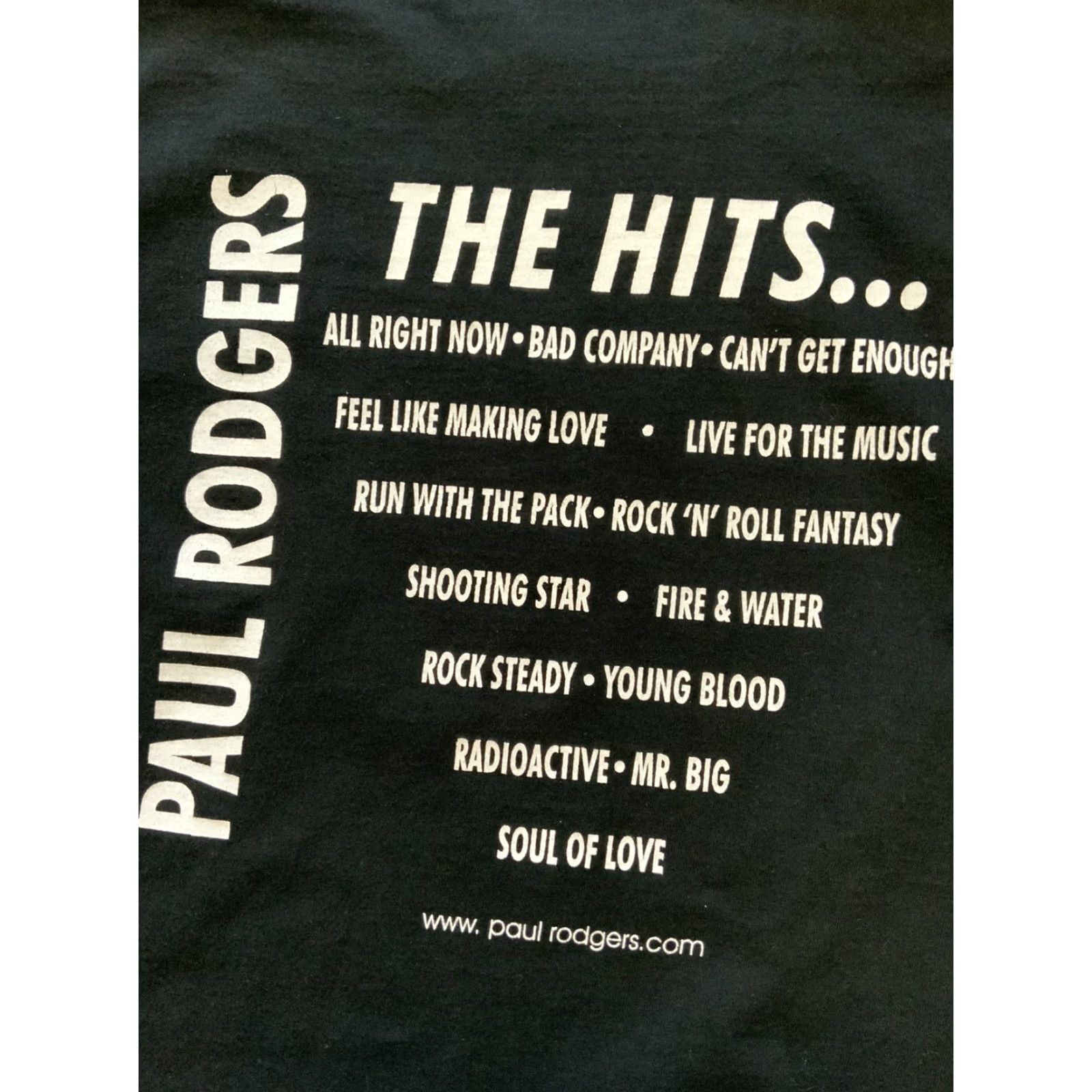 Fruit Of The Loom VINTAGE Paul Rodgers The Voice Free Bad Company The Firm Single Stitch T-Shirt M Size US M / EU 48-50 / 2 - 4 Thumbnail