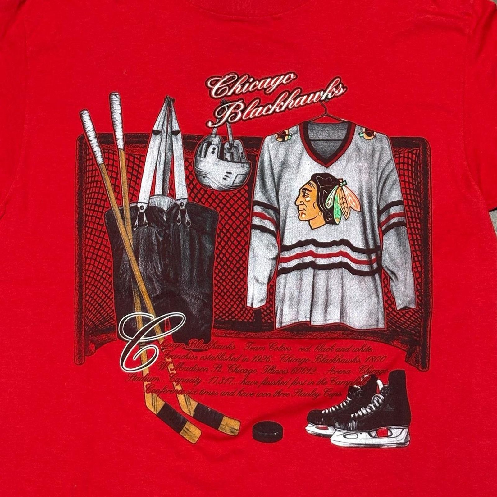 Nutmeg Vintage nutmeg mills chicago blackhawks Size US XL / EU 56 / 4 - 4 Thumbnail