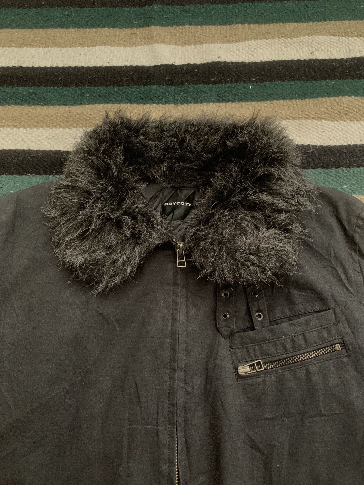 If Six Was Nine Boycott Tornado mart Style riders fur jacket Size US L / EU 52-54 / 3 - 14 Thumbnail