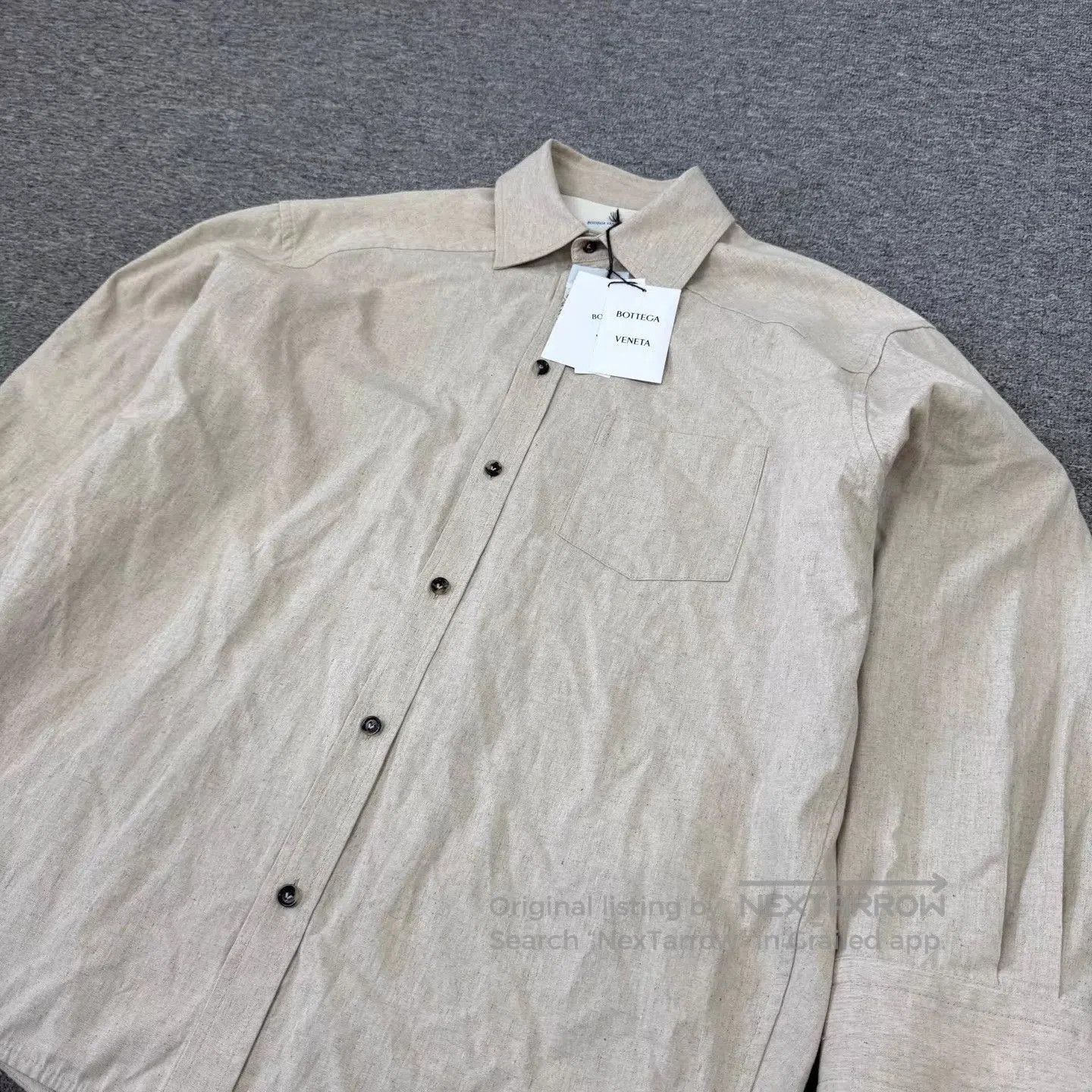 Bottega Veneta Beige Long Sleeve Button. Size US S / EU 44-46 / 1 - 3 Thumbnail