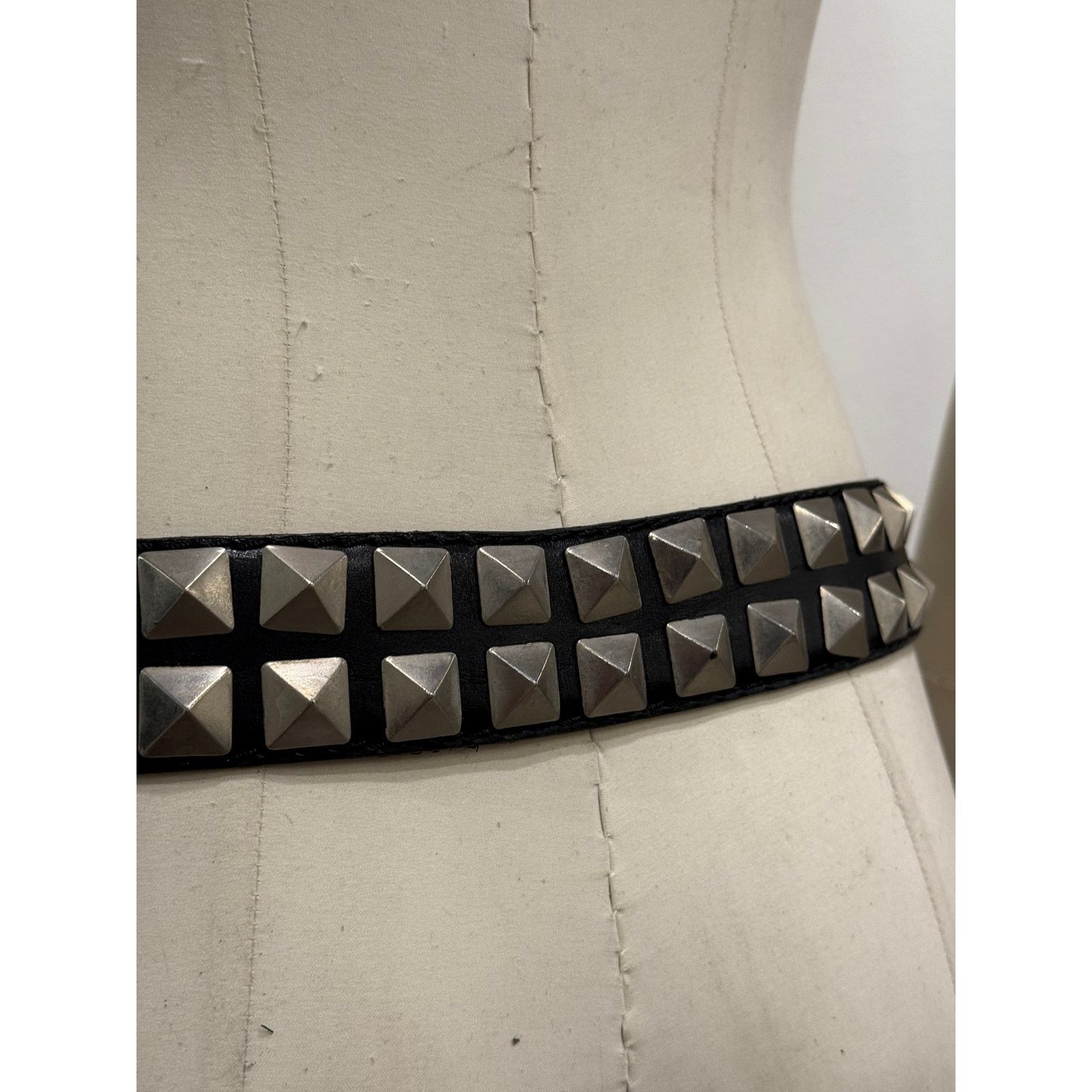 Thierry Mugler 2000s Thierry Mugler studded leather belt Size ONE SIZE - 4 Thumbnail