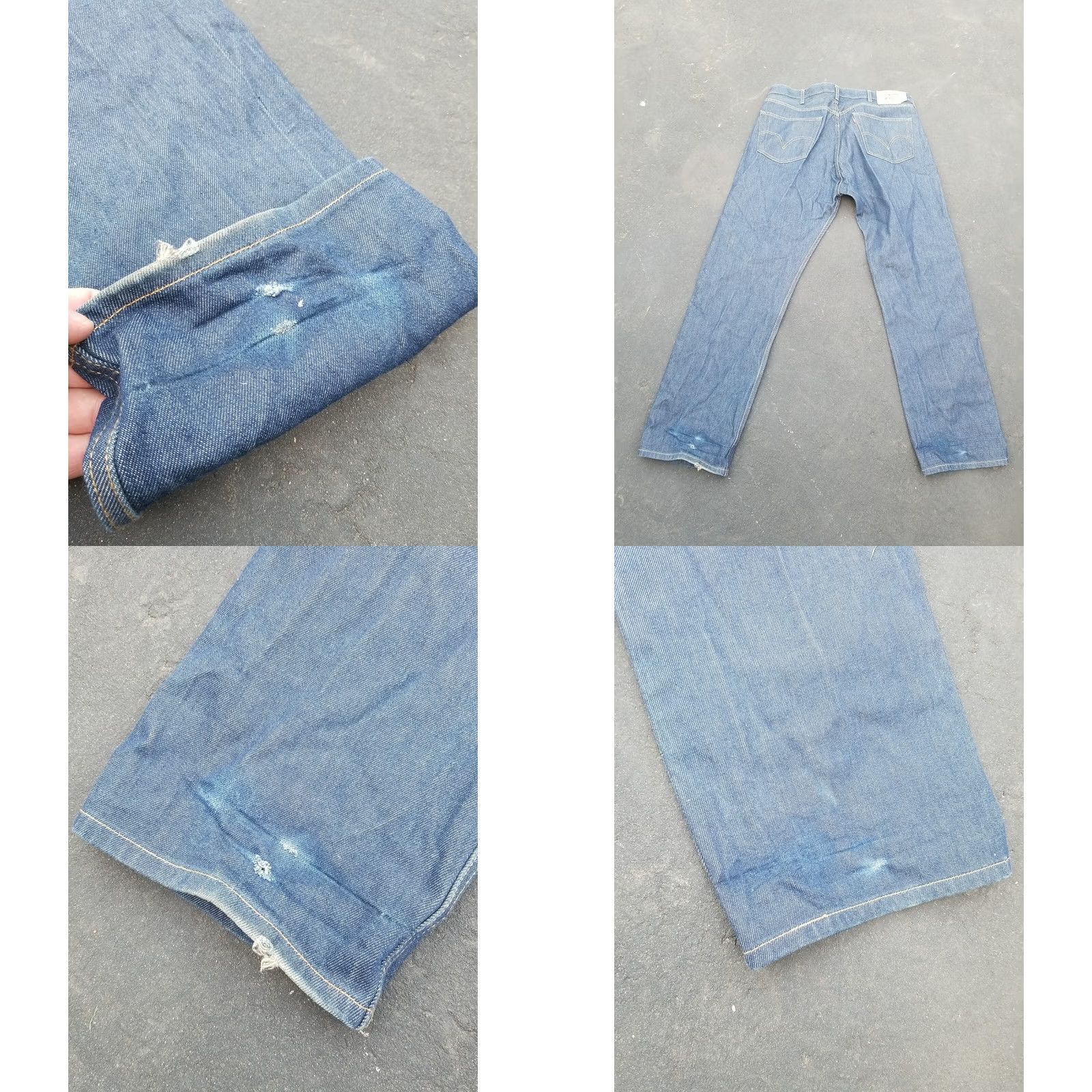 Levi's VINTAGE Levi 501XX Mens Jeans 40x34 Denim Button Fly Straight Leg 5-Pocket Belt Loops Blue Size US 40 / EU 56 - 8 Thumbnail