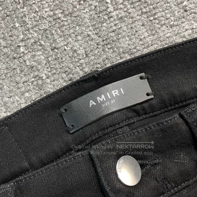 Amiri Amiri Size 29 Black hole-ridden jeans Size US 29 - 4 Thumbnail