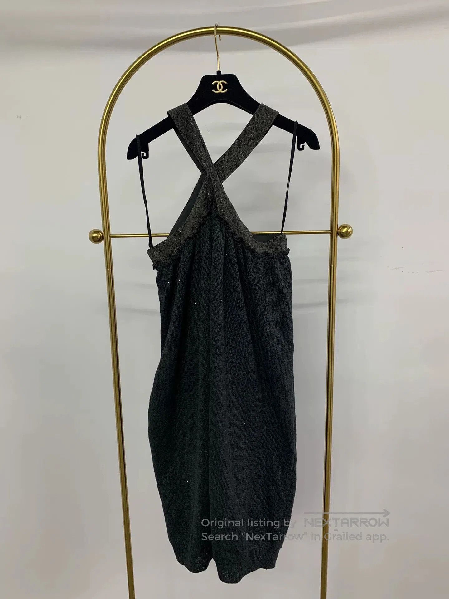 Brunello Cucinelli Brunello Cucinelli Black Halter Dress. Size US M / EU 48-50 / 2 - 1 Thumbnail