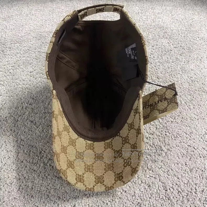 Balenciaga Gucci Balenciaga Logo Brown Cap. Size ONE SIZE - 3 Thumbnail