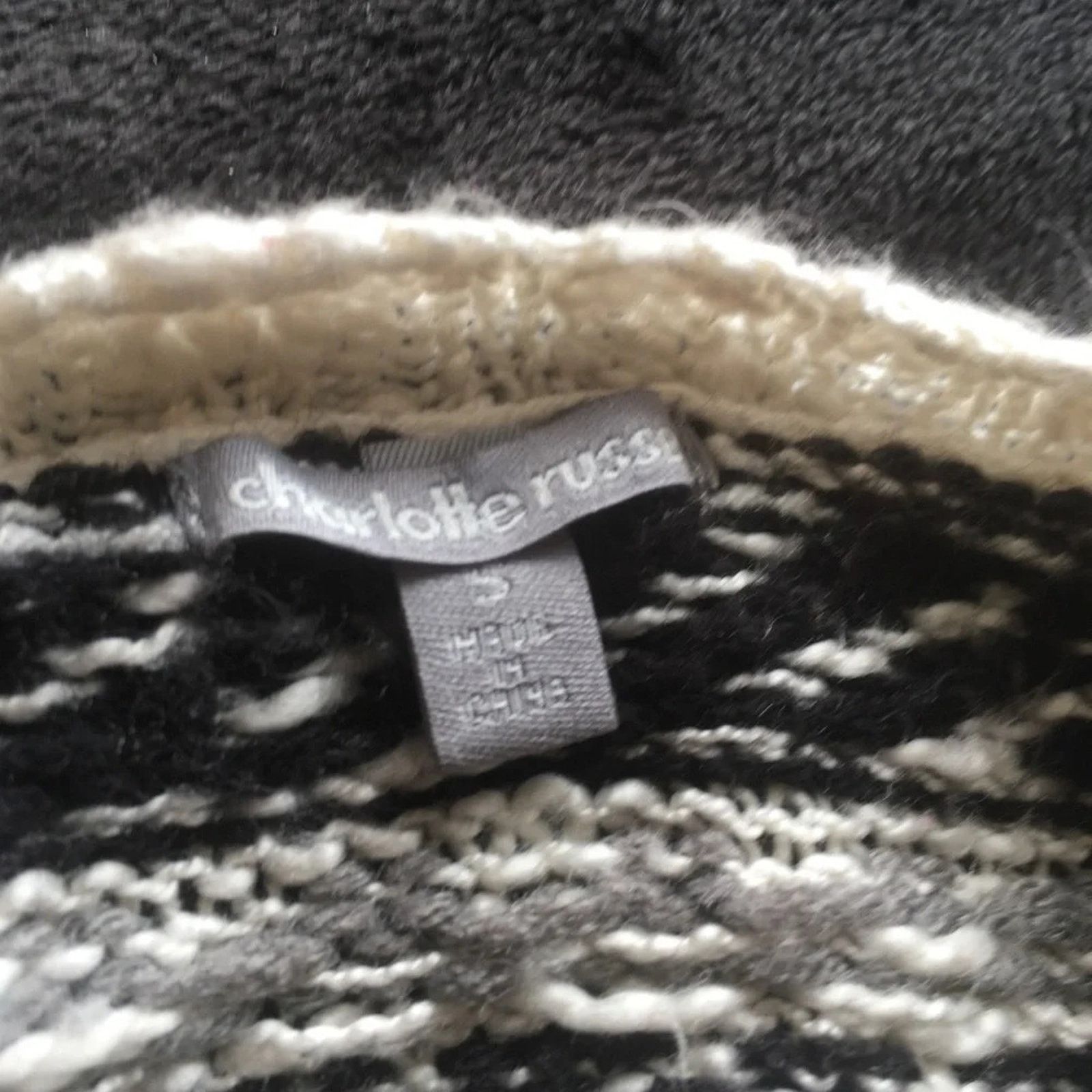 The Unbranded Brand Charlotte Russe striped open front Cardigan, size small Size S / US 4 / IT 40 - 3 Thumbnail
