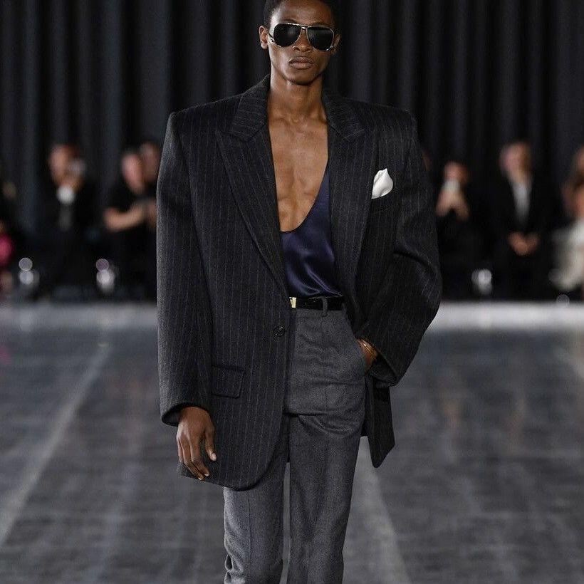 Saint Laurent Paris Saint Laurent Oversized Blazer Size US L / EU 52-54 / 3 - 1 Thumbnail