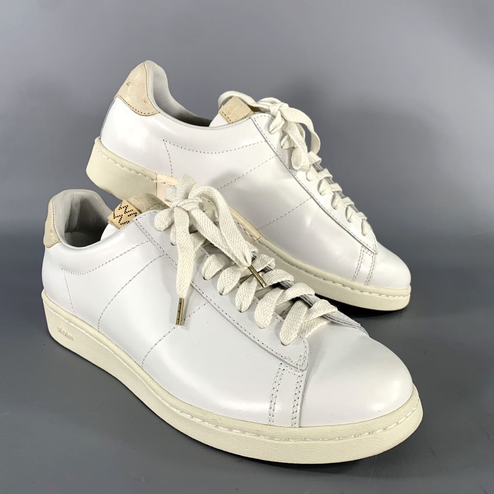 Visvim VISVIM Size 9.5 White Leather Lace Up Sneakers Size US 10 / EU 43 - 2 Thumbnail