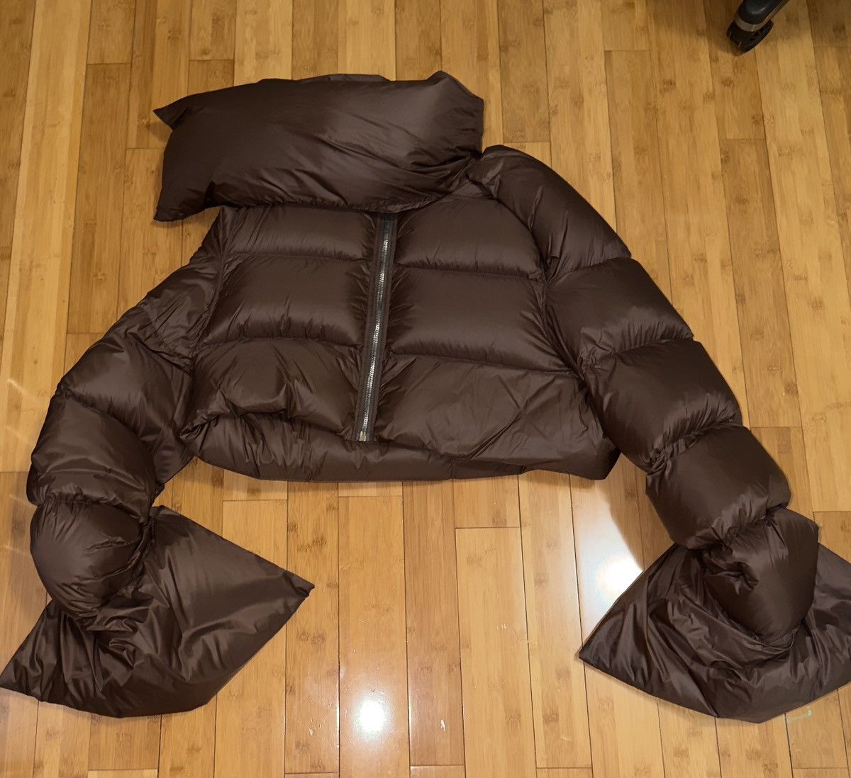 Rick Owens Rick Owens Babel Cropped Funnel Jacket Size US M / EU 48-50 / 2 - 1 Thumbnail