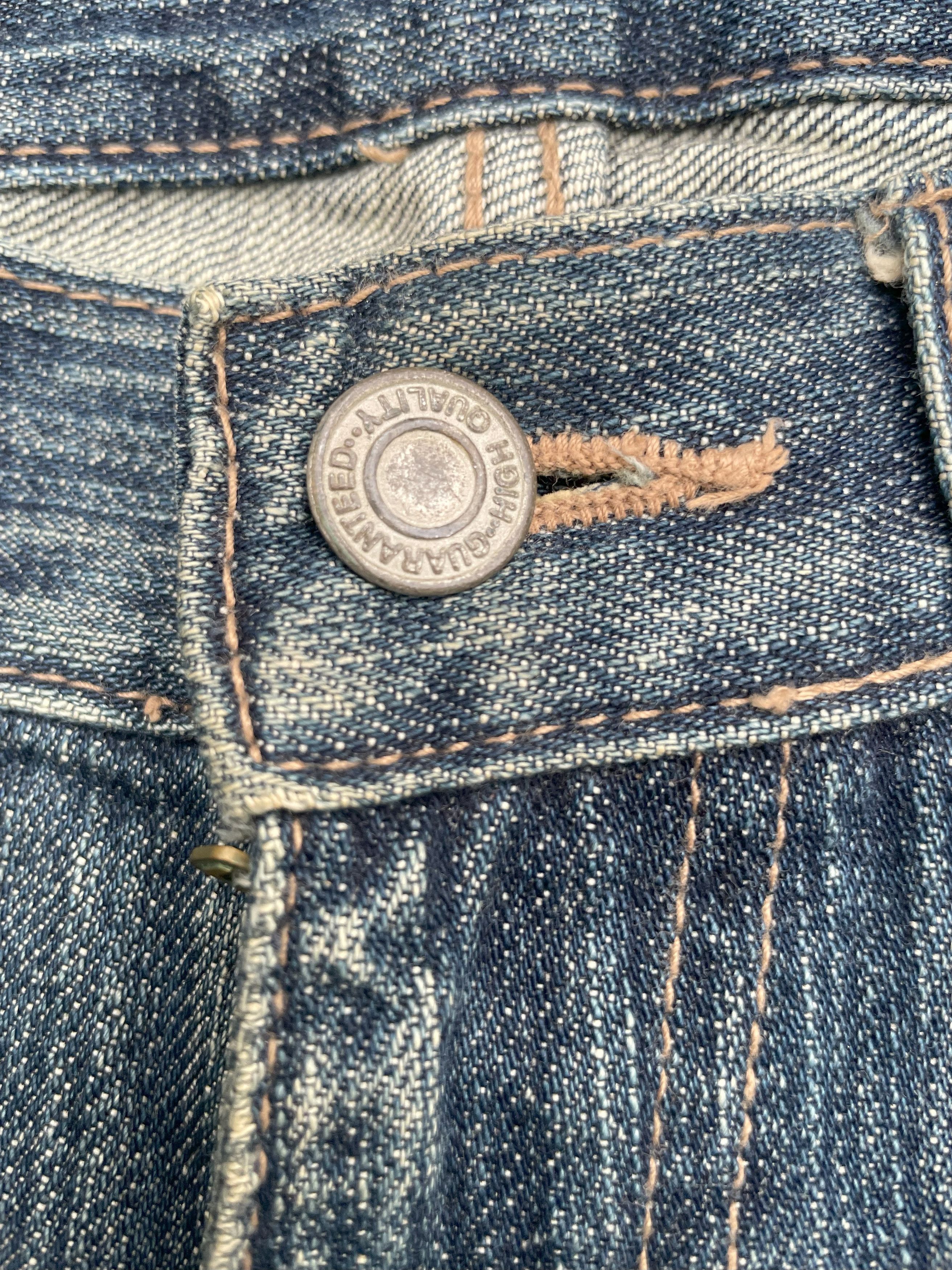 King King Jonathan Faded Wash Denim Size US 32 / EU 48 - 11 Thumbnail