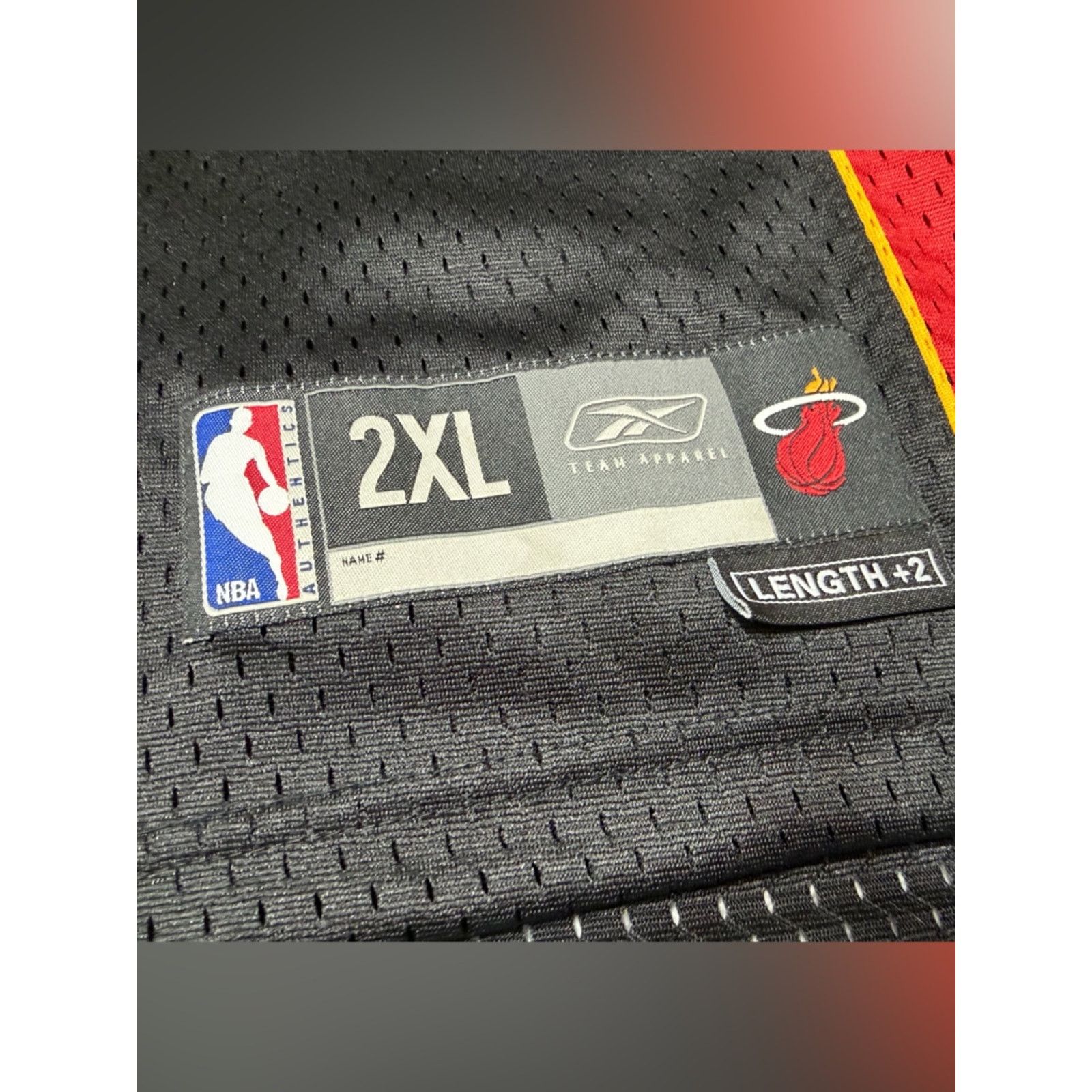 Reebok VTG Reebok O'neal Miami Heat Sewn Swingman Jersey Authentic Size US XXL / EU 58 / 5 - 4 Thumbnail