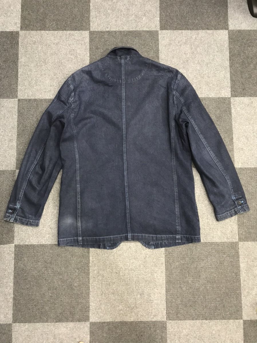 Indigo × Japanese Brand DISMISS Indigo Multipockets Light Cotton Jacket Size US L / EU 52-54 / 3 - 7 Thumbnail