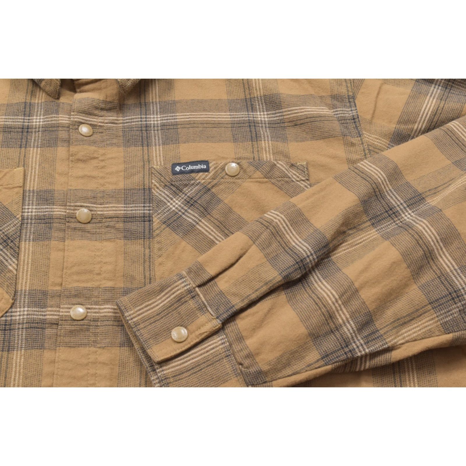 Vintage Columbia Shirt Jacket Men XXL Rugged Ridge II Sherpa Lined Flannel Brown Plaid Jacket Coat Size US XXL / EU 58 / 5 - 5 Thumbnail