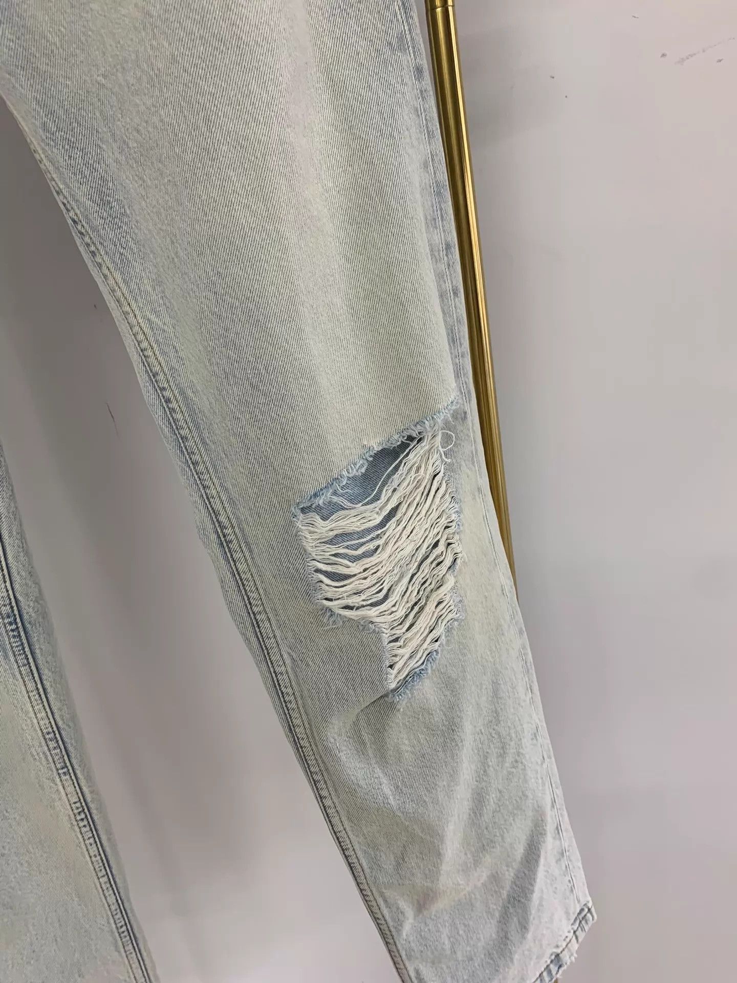 The Row The Row Light Wash Distressed Jeans 0 New Size 25" / US 0 / IT 36 - 2 Thumbnail