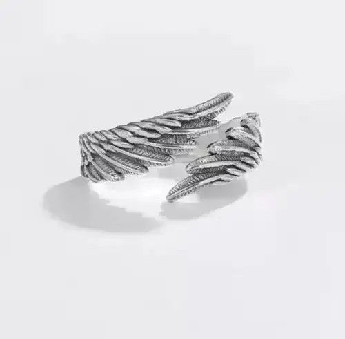 Jewelry × Vintage Streetwear Vintage Angel Wings Ring Size ONE SIZE - 3 Thumbnail