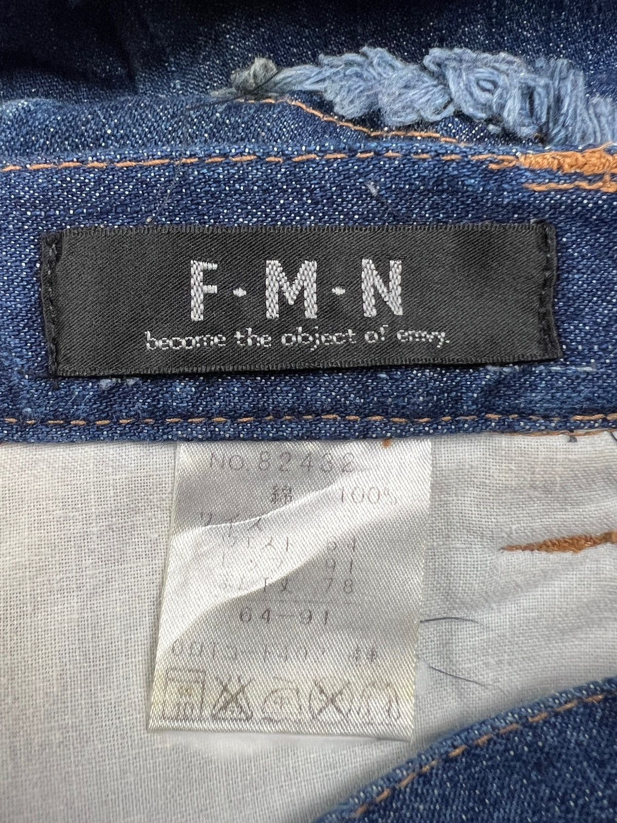 Hysteric Glamour × Japanese Brand F.M.N 🇯🇵 Rebuilt Flare Jeans Size 27" / US 4 / IT 40 - 10 Thumbnail