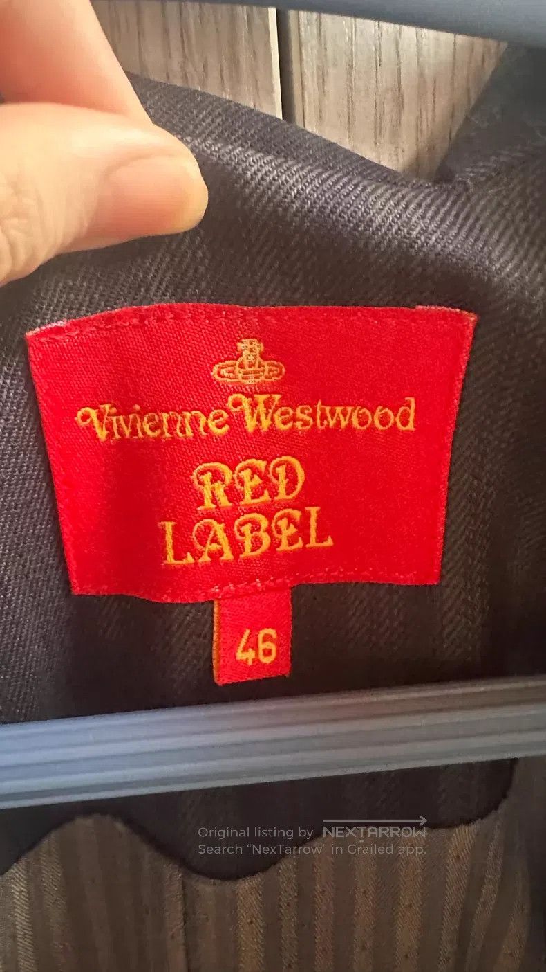Vivienne Westwood Vivienne Westwood Irregular suit with dark green stripes, Size L / US 10 / IT 46 - 7 Thumbnail