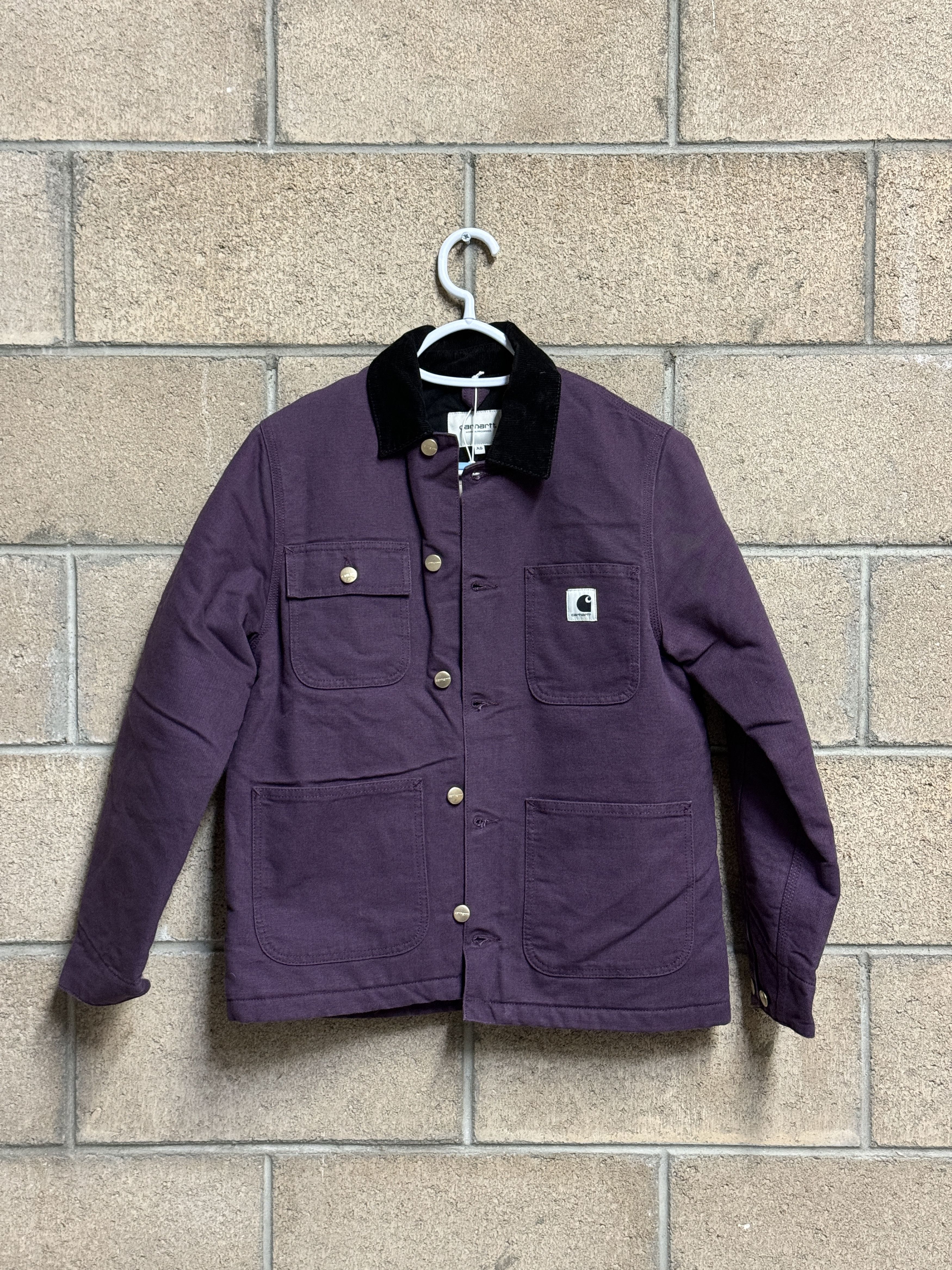 Carhartt WIP - Purple and Black Collar Jacket