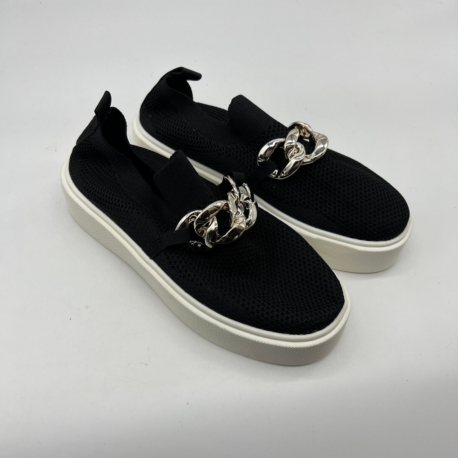 Other Sneakers Trendy Mesh Loafers Breathable Slip on Shoes Black Size US 8 / IT 38 - 3 Thumbnail