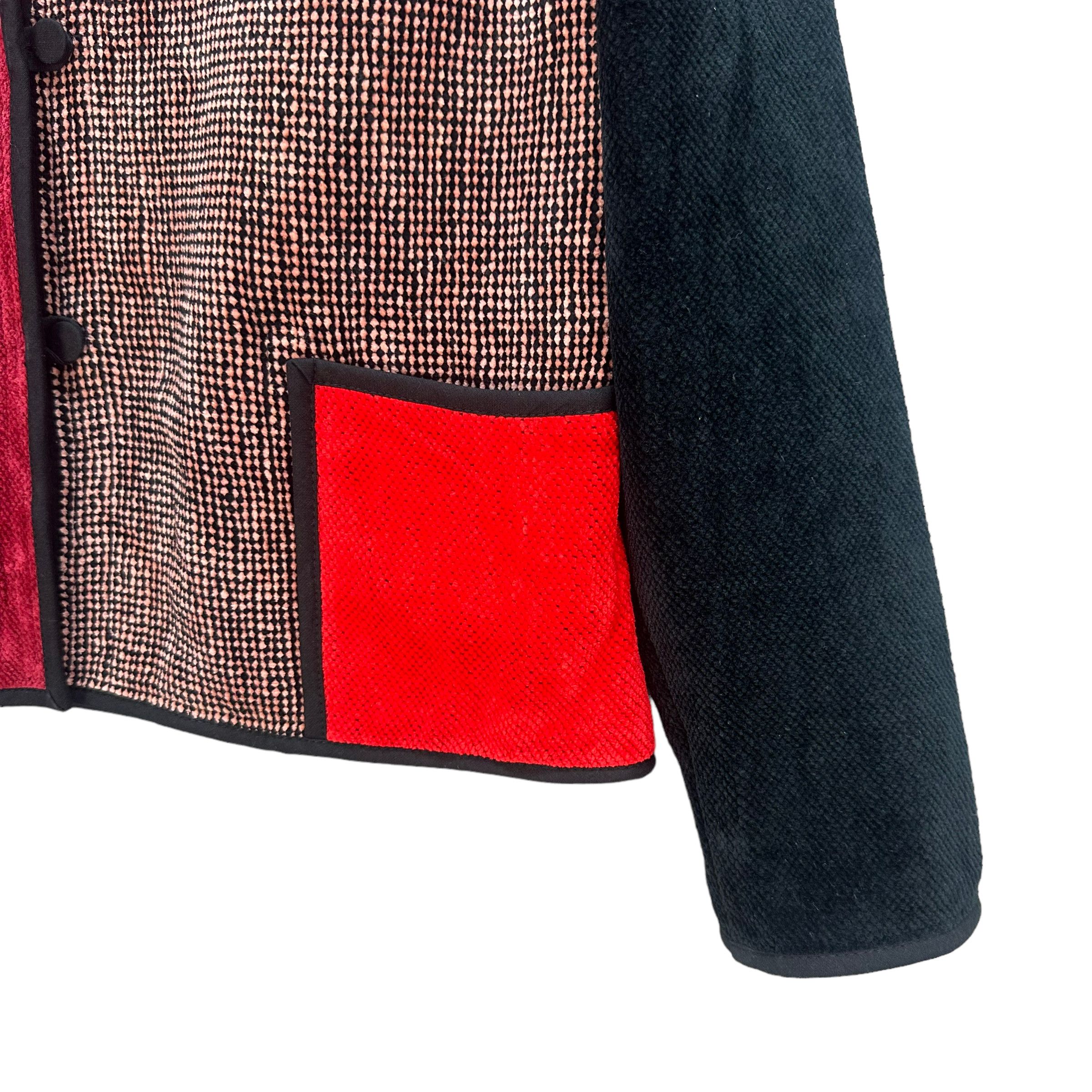 Annikki Karvinen ANNIKI KARVINEN MULITICOLOR HYBRID JACKET #7959-192 Size M / US 6-8 / IT 42-44 - 5 Thumbnail