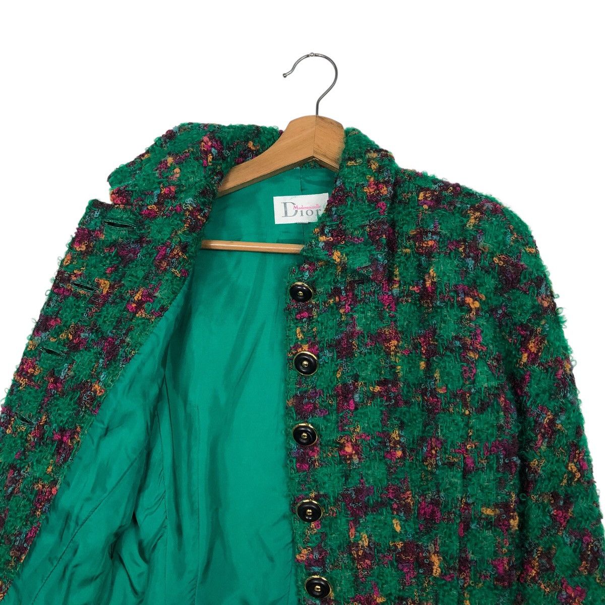 Christian Dior Monsieur Mademoiselle Dior Couture Bouclé Tweed Jacket Size M / US 6-8 / IT 42-44 - 12 Thumbnail