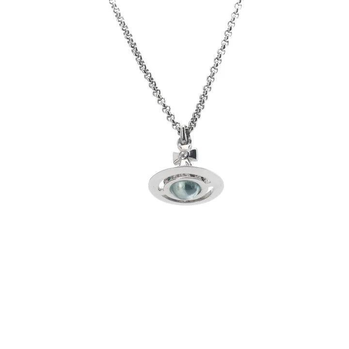 Vivienne Westwood Vivienne Westwood Petite Orb Mint Green Pendant Necklace Size ONE SIZE - 2 Thumbnail
