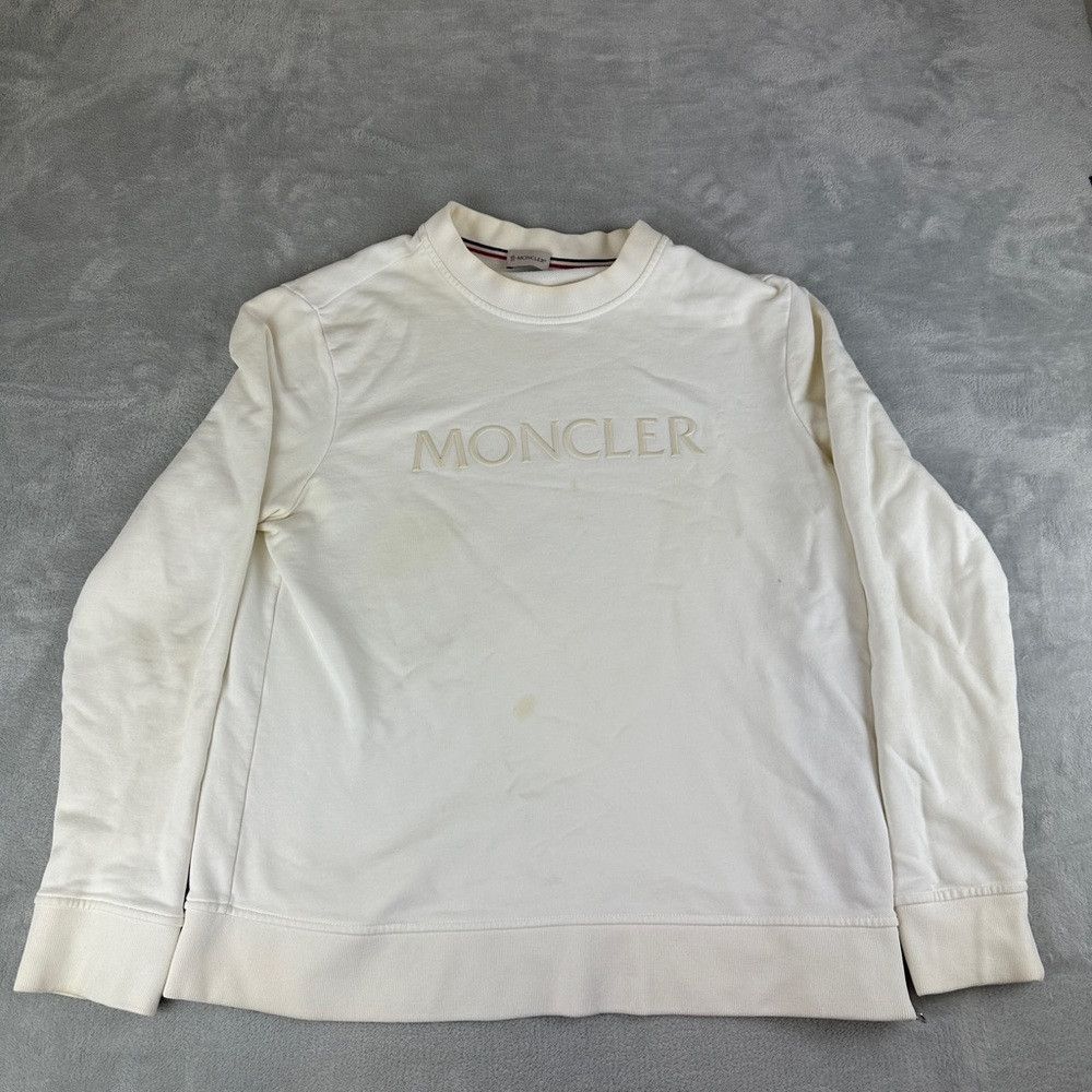 MONCLER◆MAGLIA GIROCOLLO/パーカー/XS/コットン/GRY/無地/F10938G70900 Moncler maglia girocollo sweatshirt - Gem