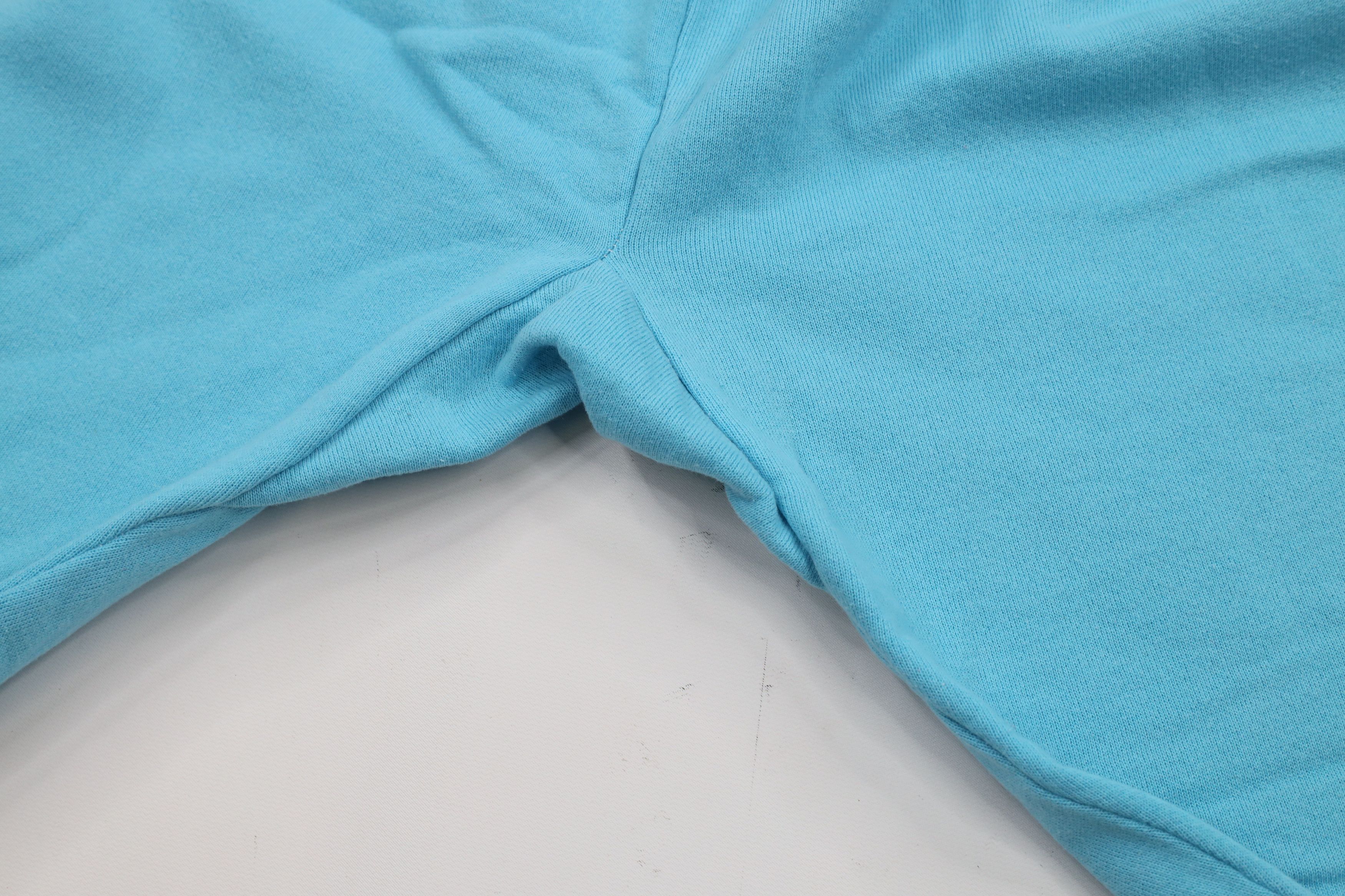 Vintage Vintage 70s 80s Streetwear Sweatpants Joggers Light Blue USA Size US 36 / EU 52 - 5 Thumbnail