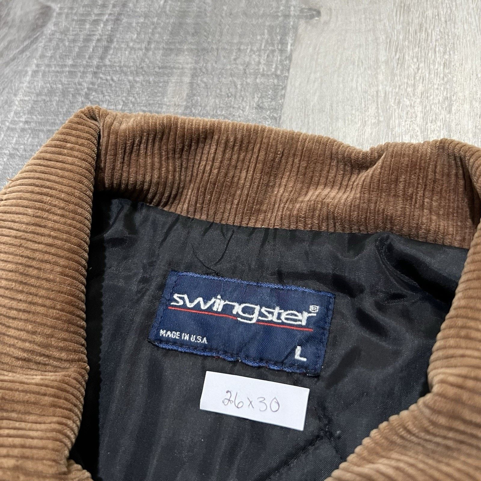Swingster VTG Good Year Faded Canvas Work Wear Swingster Chore Jacket Size US L / EU 52-54 / 3 - 5 Thumbnail