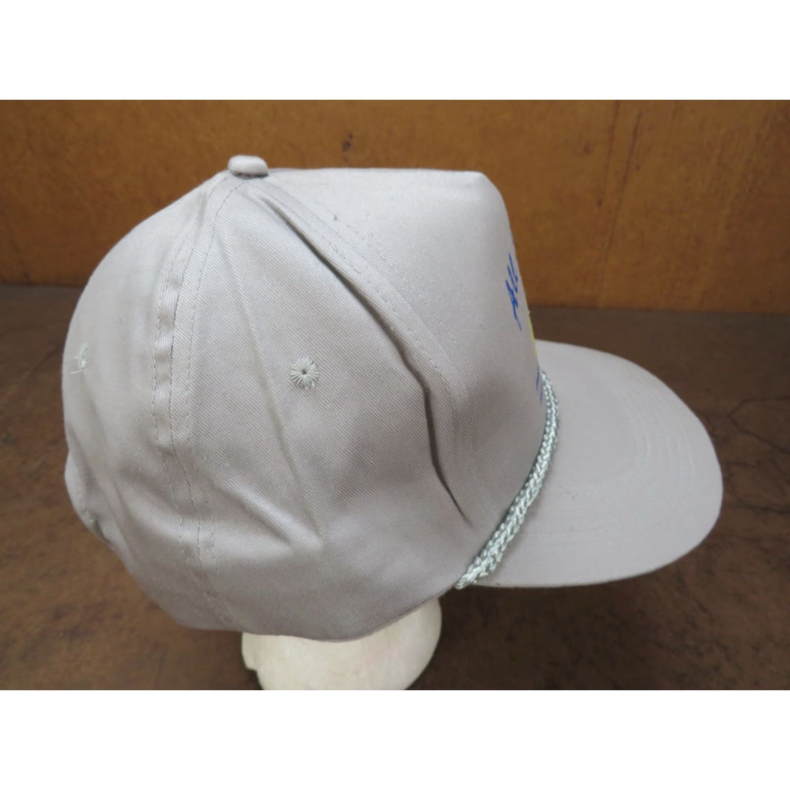 Equipment VINTAGE Property Maintenance Colchester Vermont Heavy Equipment snapback hat cap trucker Size ONE SIZE - 5 Thumbnail