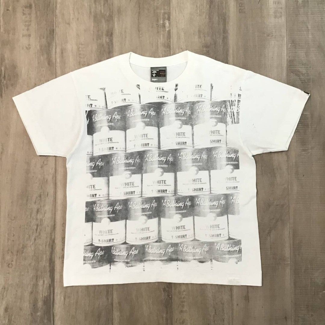 Bape × Nigo 🔥Aoyama Limited🔥 NIGO hand printed Campbell can T-shirt APE Size US M / EU 48-50 / 2 - 1 Thumbnail