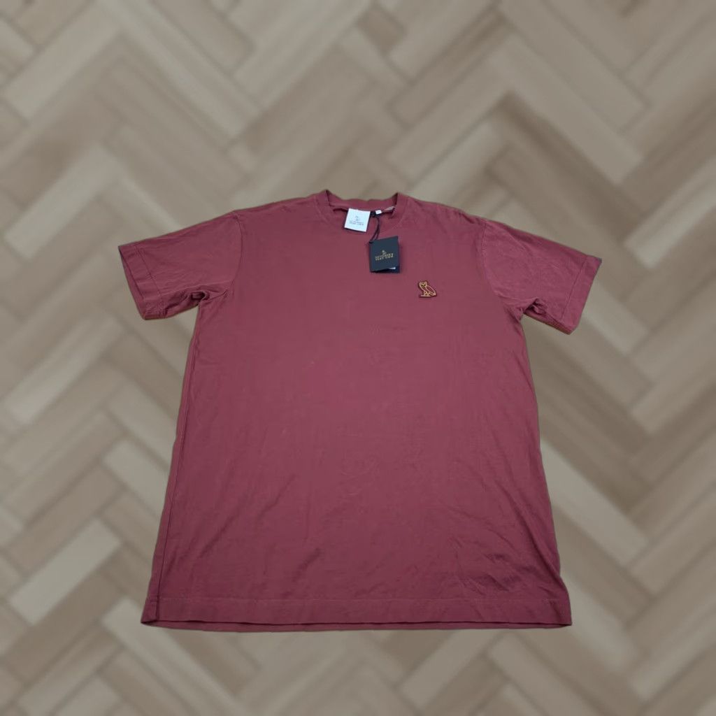Vintage October Very Own OVO Shirt Mens XS Solid Burgundy Drake Crew Neck Size US XS / EU 42 / 0 - 1 Thumbnail