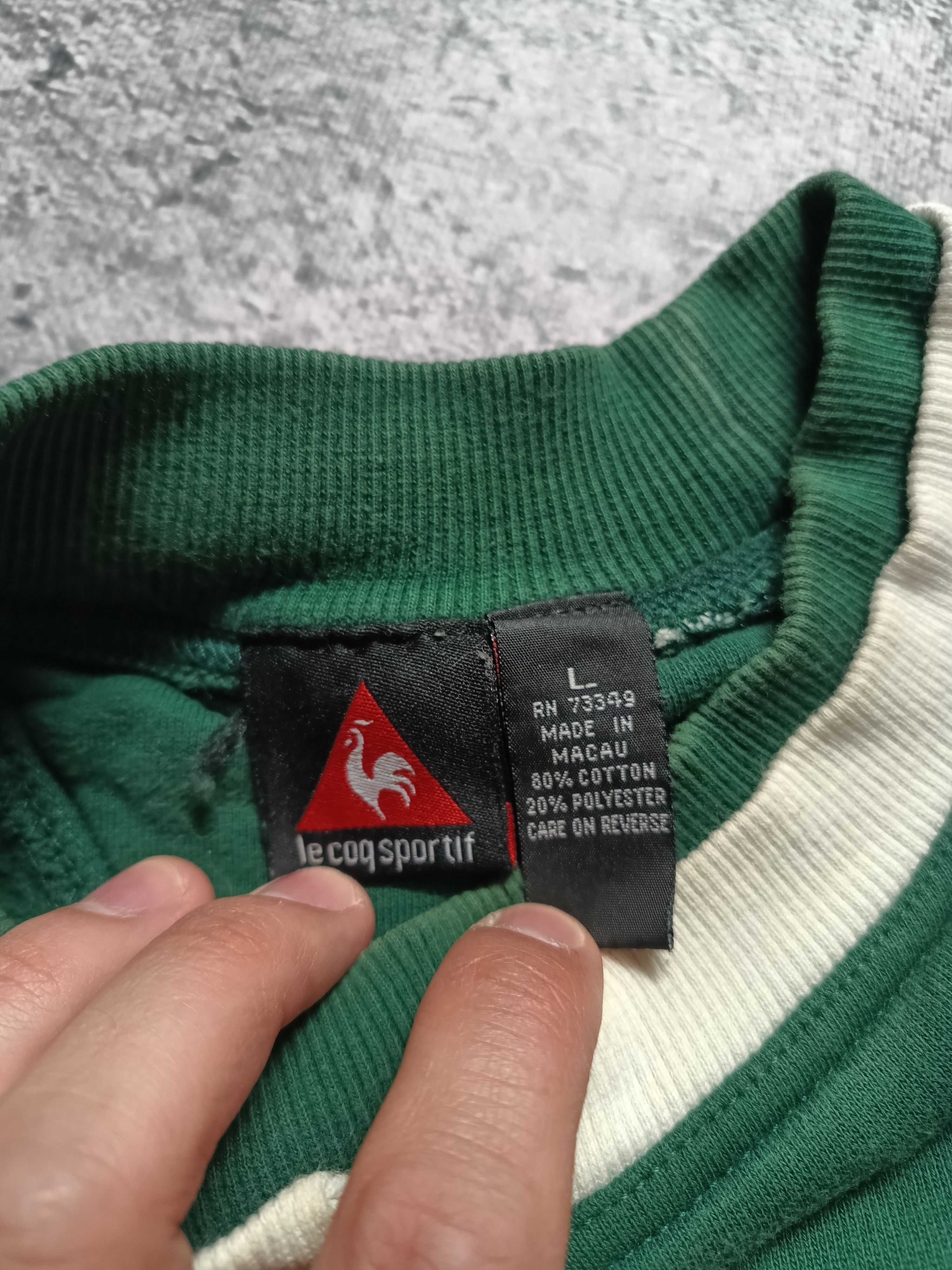 Le Coq Sportif × Vintage Vintage Le Coq Sportif Sweatshirt Size US L / EU 52-54 / 3 - 8 Thumbnail
