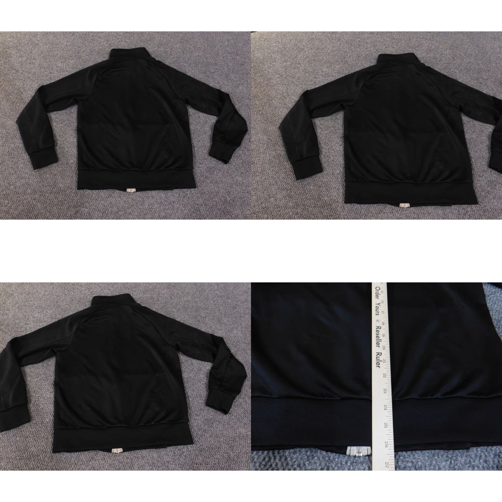 Nike nike sweatshirt women small black logo zip stretch run performance Size S / US 4 / IT 40 - 8 Thumbnail