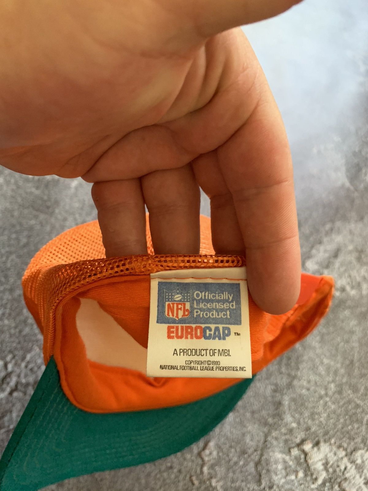 NFL × Vintage VTG 80’s Miami Dolphins EuroCap 1980 Trucker Hat/Cap Size ONE SIZE - 8 Thumbnail