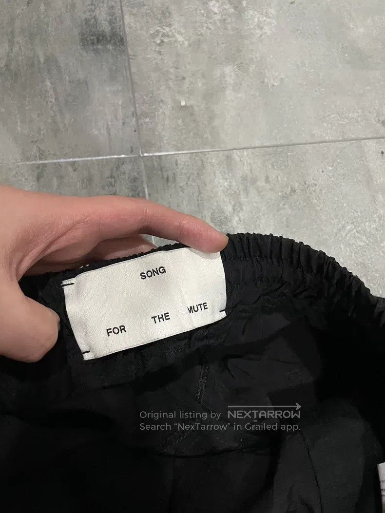 Song For The Mute SONG FOR THE MUTE Black casual pants Size US 34 / EU 50 - 6 Thumbnail
