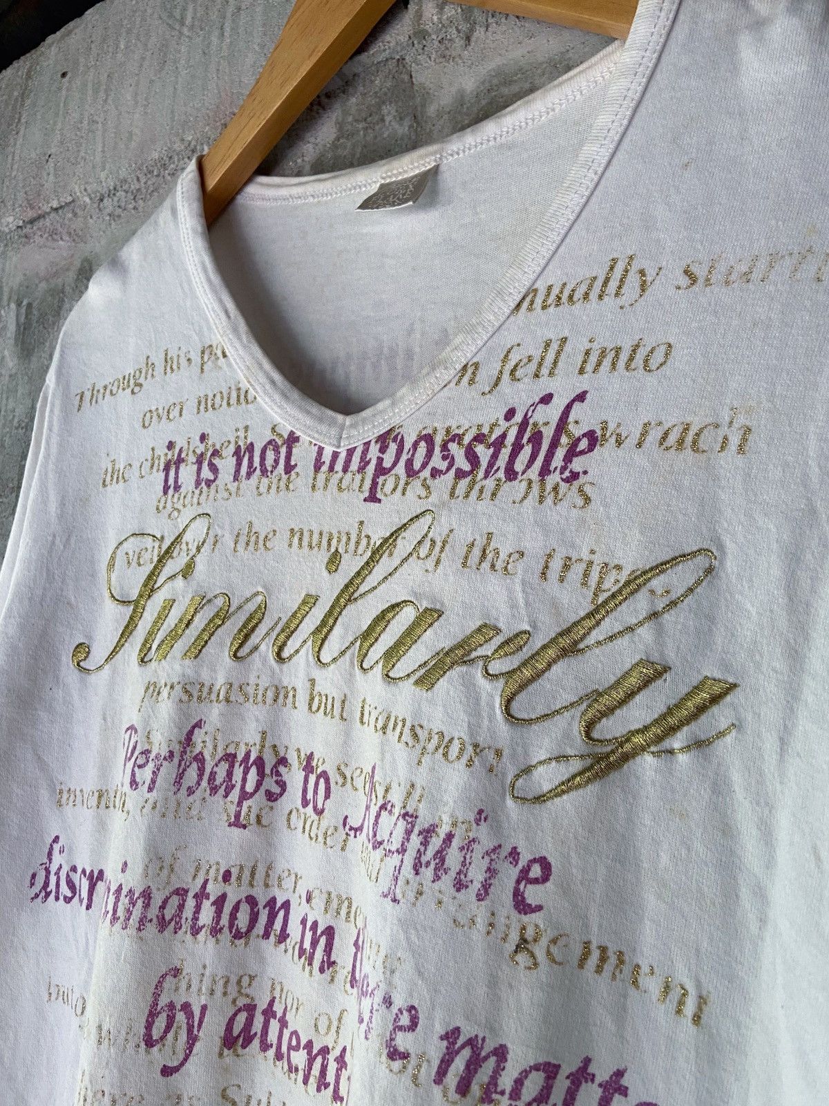 Beauty Beast × Hysteric Glamour × Japanese Brand 🌸ITS NOT IMPOSSIBLE PERHAPS TO ACQUIRE LONG SLEEVE Size US M / EU 48-50 / 2 - 7 Thumbnail