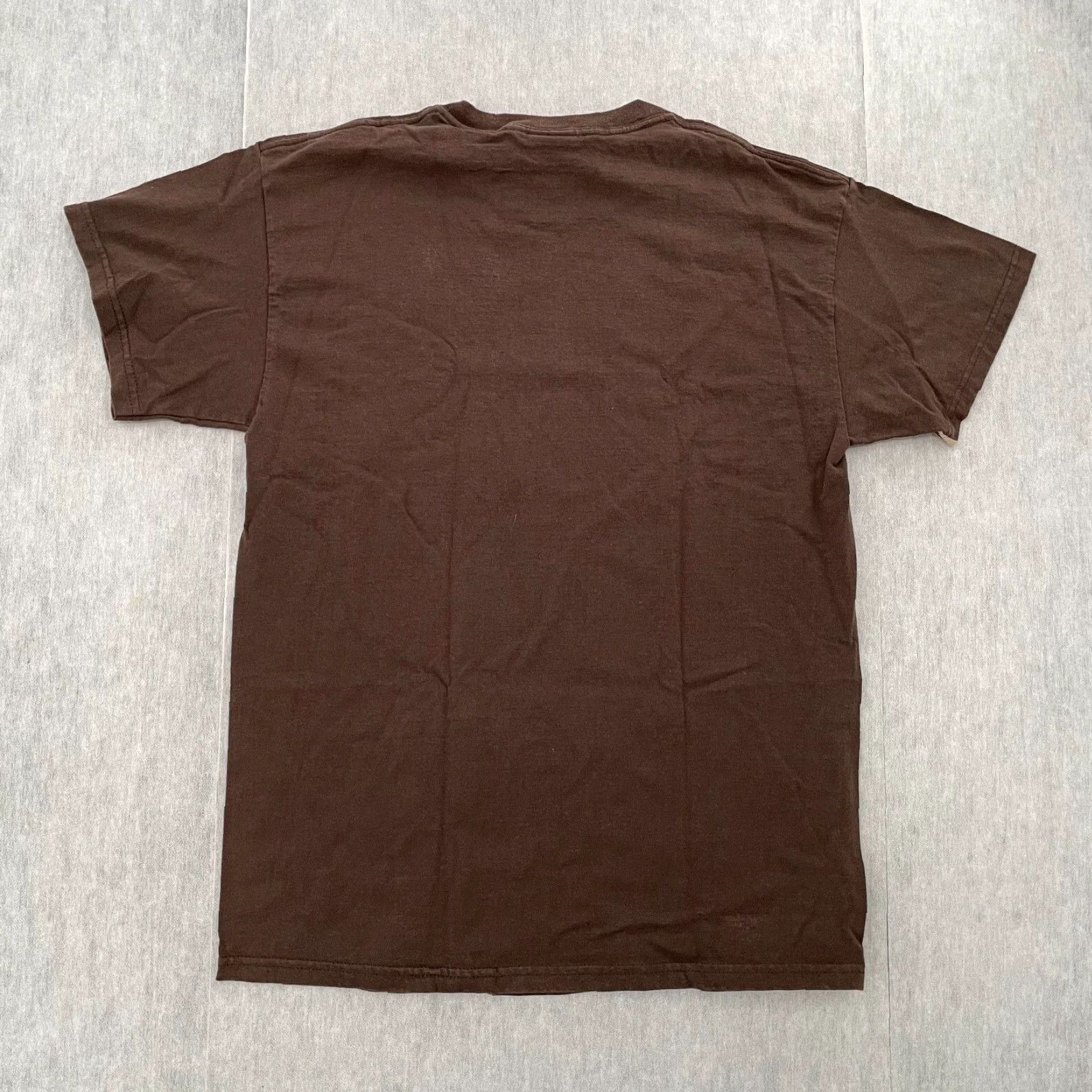 Vintage Six Flags Shirt Adult Medium Brown Six Flags Theme Park Skull Graphic T-Shirt Mens M Brown Amusement Park 90s Skull Theme Comics Mens Size US M / EU 48-50 / 2 - 2 Thumbnail