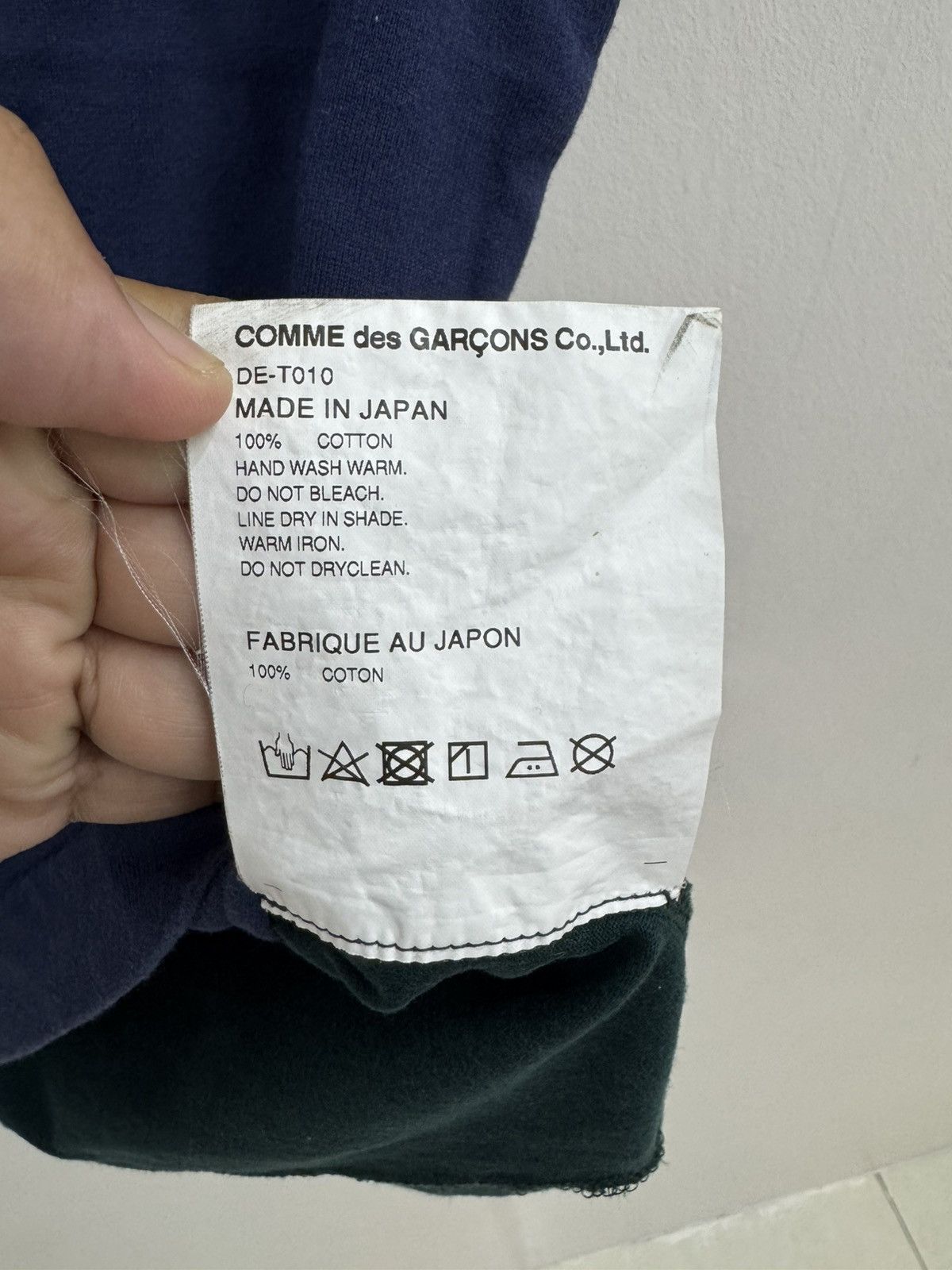Comme des Garcons Comme Des Garcons Homme Deux Play Colour Blocks Tshirt Size US S / EU 44-46 / 1 - 6 Thumbnail