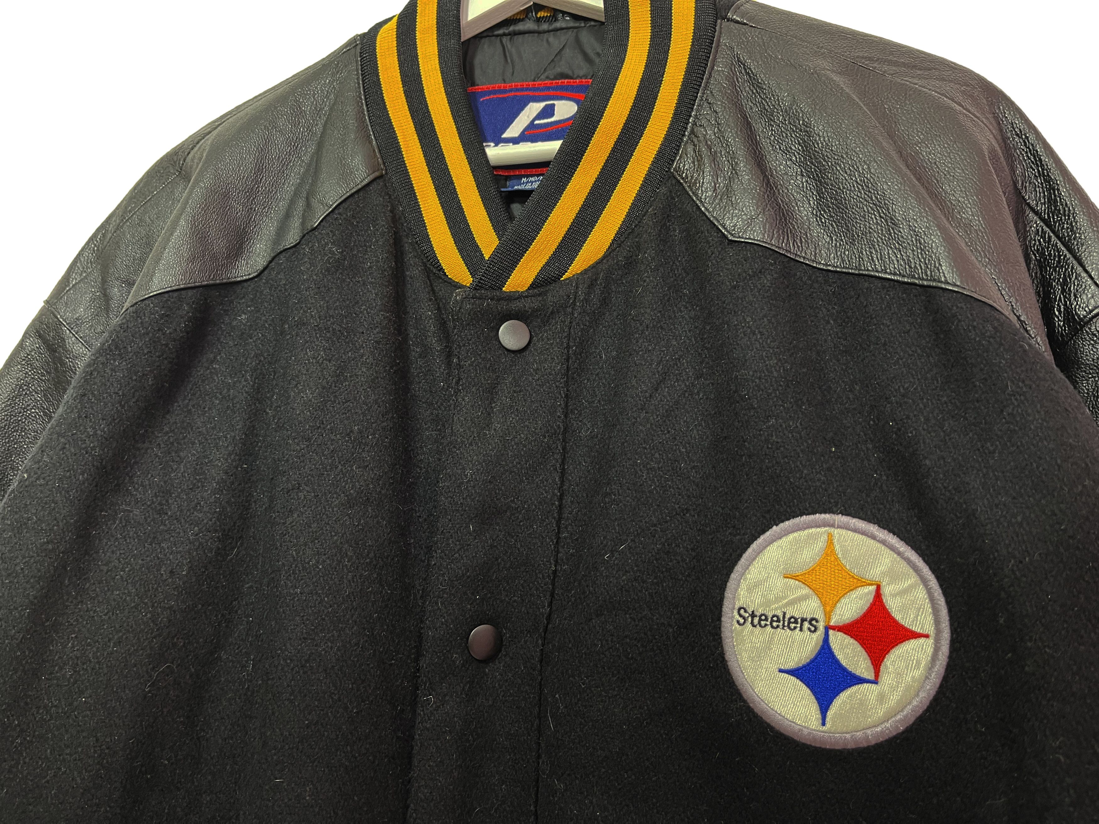 Pro Player GRAIL Vintage 90s Pittsburgh Steelers Pro Player Varsity M Size US M / EU 48-50 / 2 - 5 Thumbnail