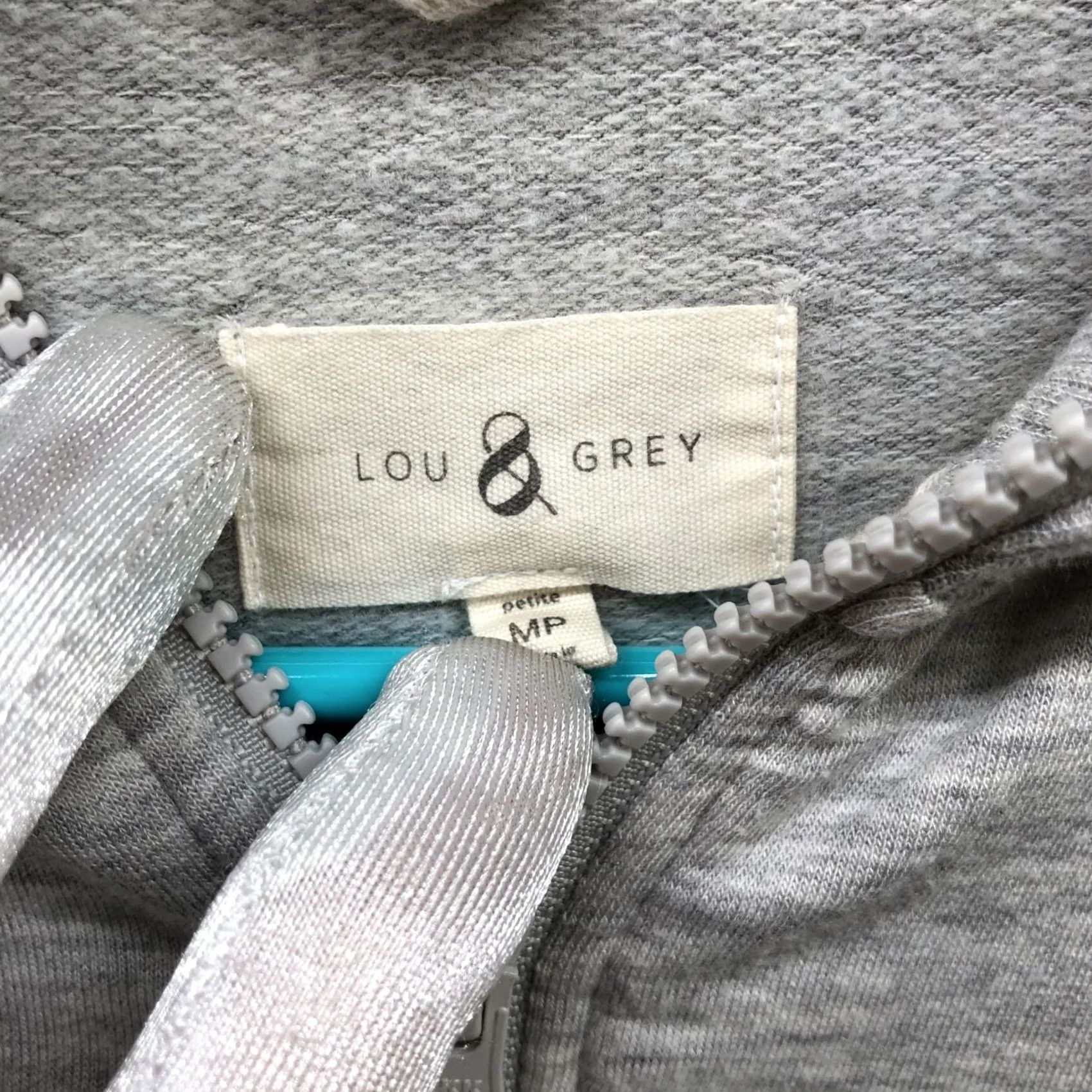 Lou & Grey Lou & Grey Signaturesoft Sweatshirt Womens MP Gray Collared 1/4 Zip Lightweight Size M / US 6-8 / IT 42-44 - 5 Thumbnail