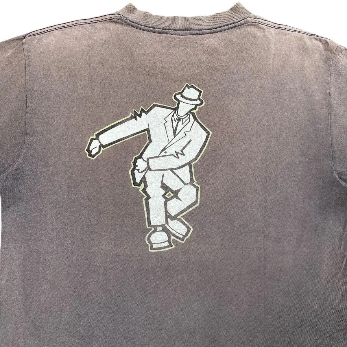 Stussy Vintage 90s Stüssy Ska Dancing Man Graphic Tee Faded Size US M / EU 48-50 / 2 - 7 Thumbnail