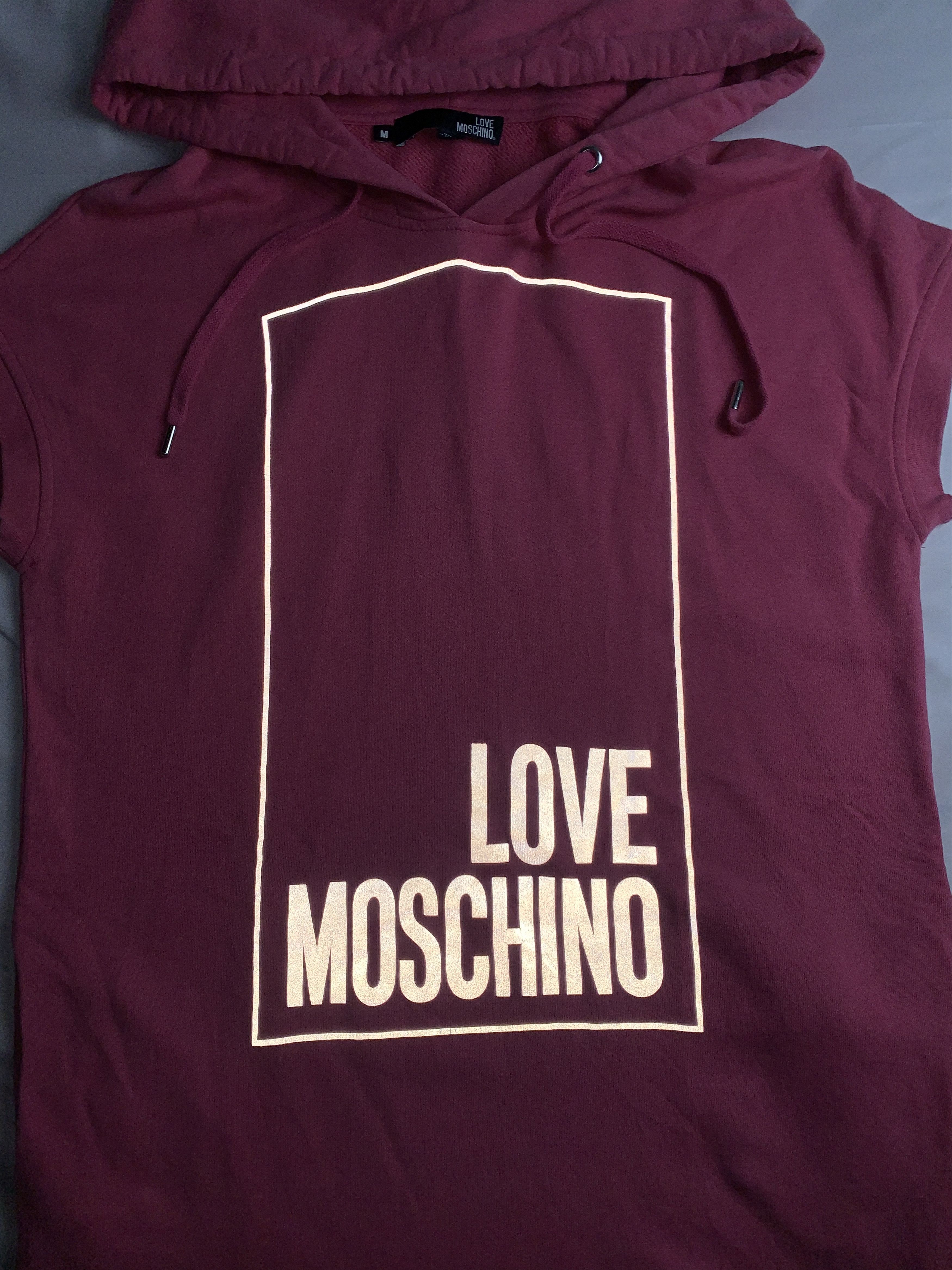 Love Moschino Love Moschino Pink Dressy Oversize Hoodie (M) Size M / US 6-8 / IT 42-44 - 4 Thumbnail