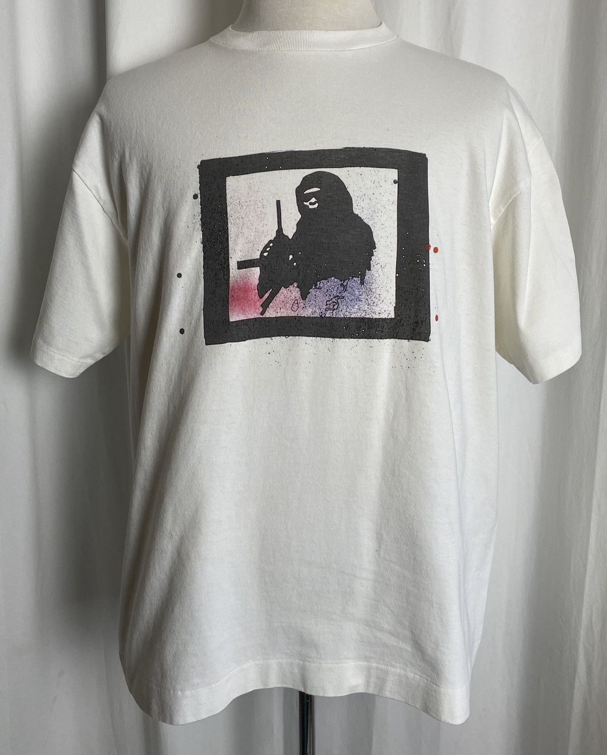 image of A Bathing Ape Bape Futura Unkle Men’S XL White T-Shirt, Men's