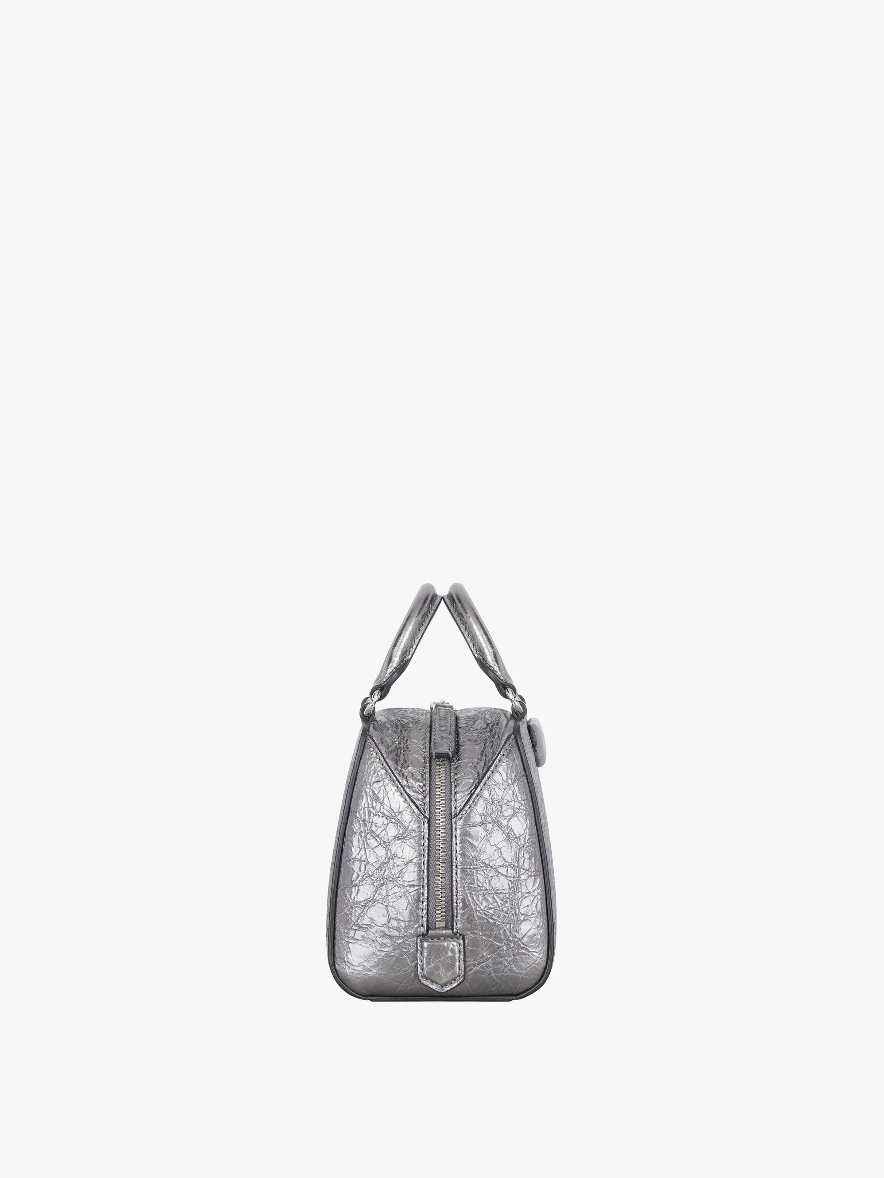 Givenchy o1srvl11e0825 Size: OS / Antigona Cube Nano Bag in Silver Size ONE SIZE - 4 Thumbnail