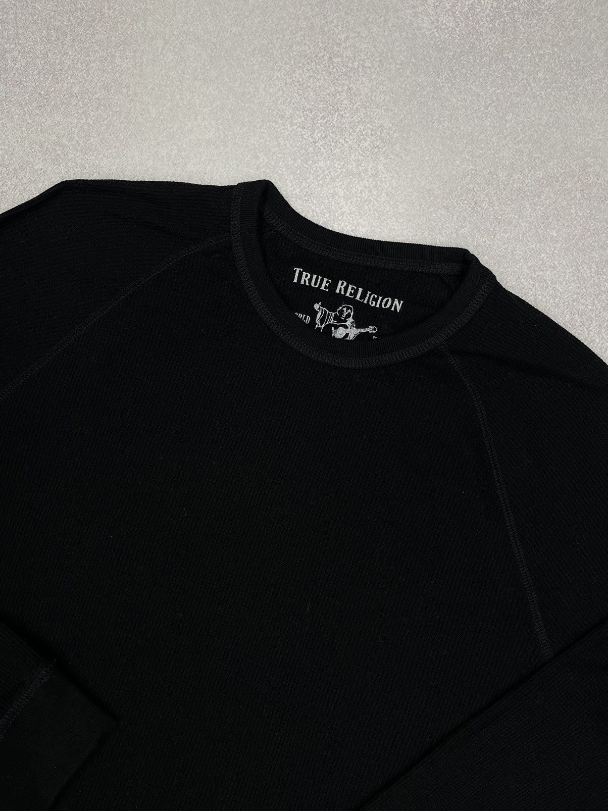 True Religion Vintage True Religion Longsleeve Raglan Crew Black Y2K Size US M / EU 48-50 / 2 - 4 Thumbnail