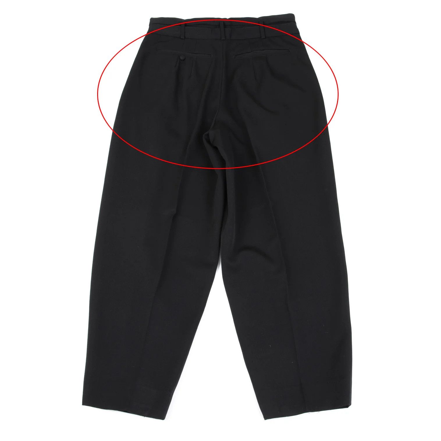 Yohji Yamamoto Yohji Yamamoto Tuck Waist Wool Pants Size US 38 / EU 54 - 10 Thumbnail