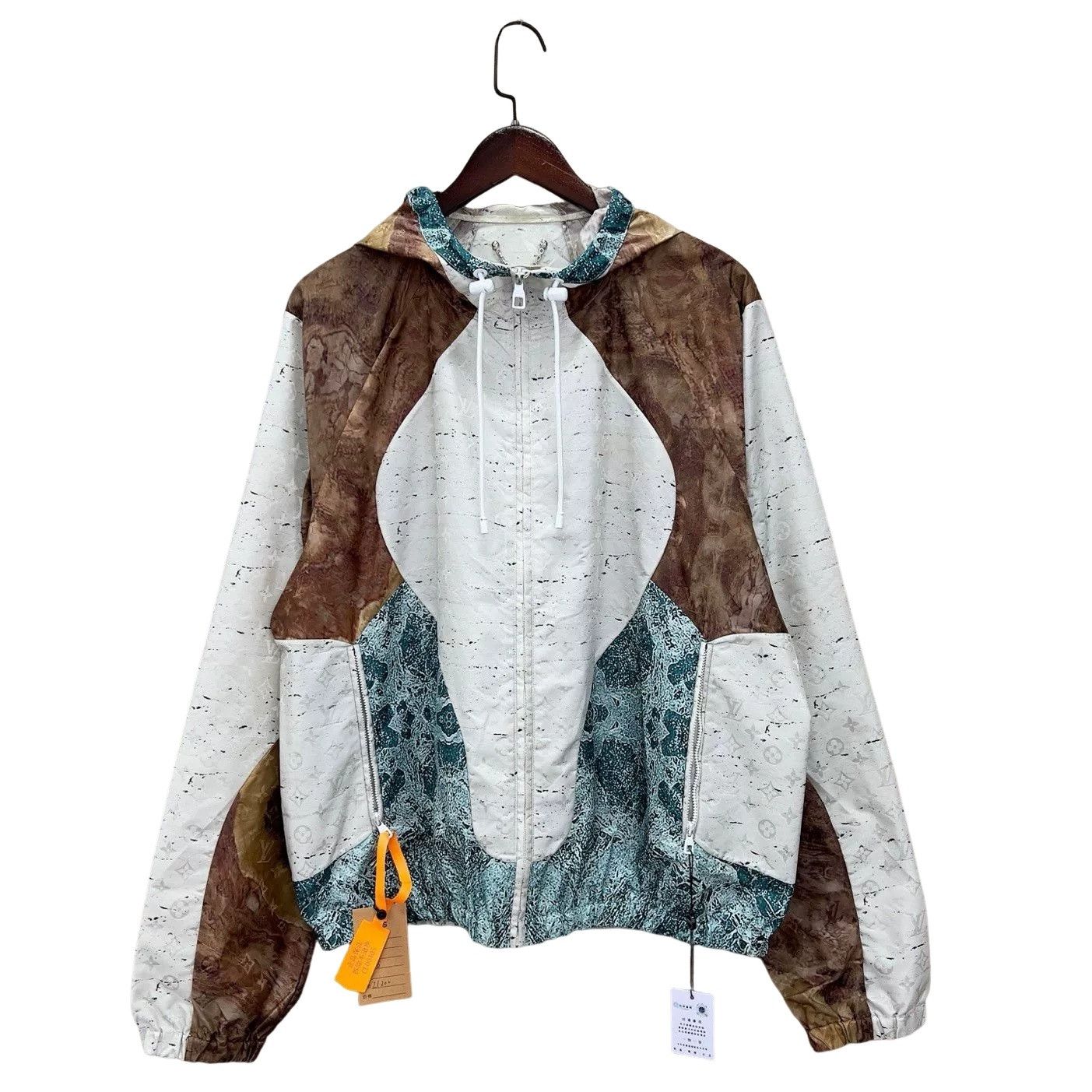 Louis Vuitton Louis Vuitton Marble Print Windbreaker Size 50 Size US M / EU 48-50 / 2 - 1 Thumbnail