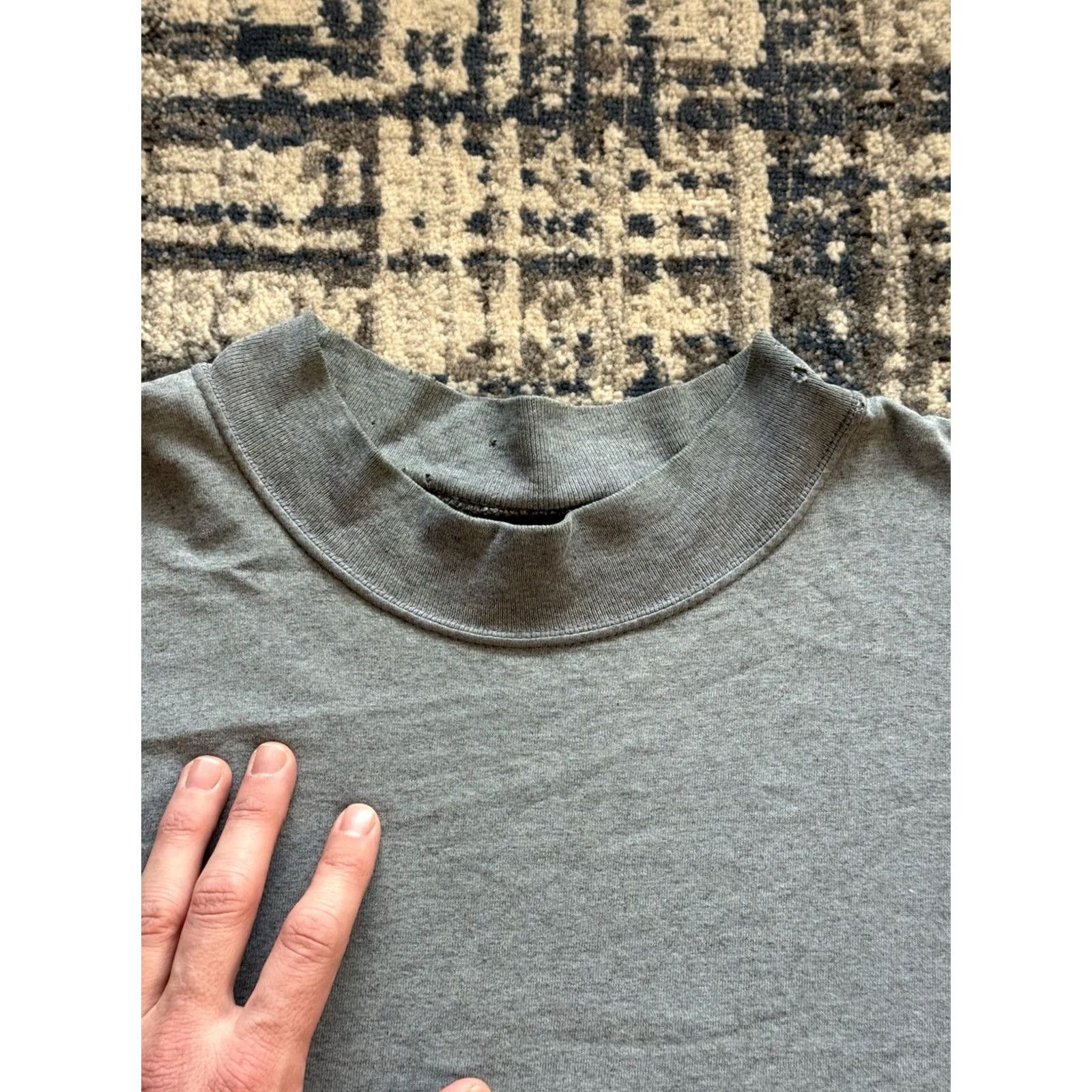 Harley Davidson VINTAGE Harley-Davidson 90s American Heritage T Shirt XL Gray Long Sleeve Flames Graphic Print Men Size US XL / EU 56 / 4 - 5 Thumbnail